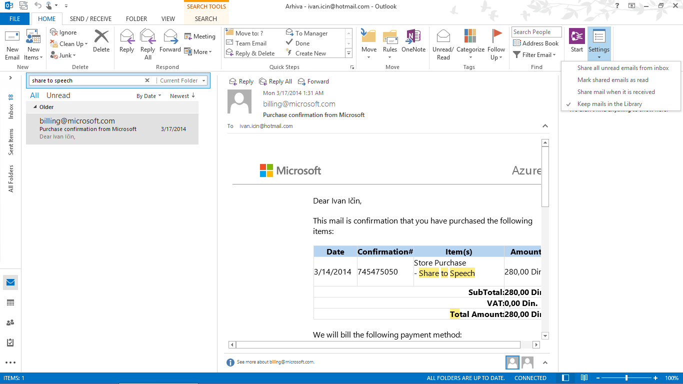 Speech Central: Voice Reader screenshot