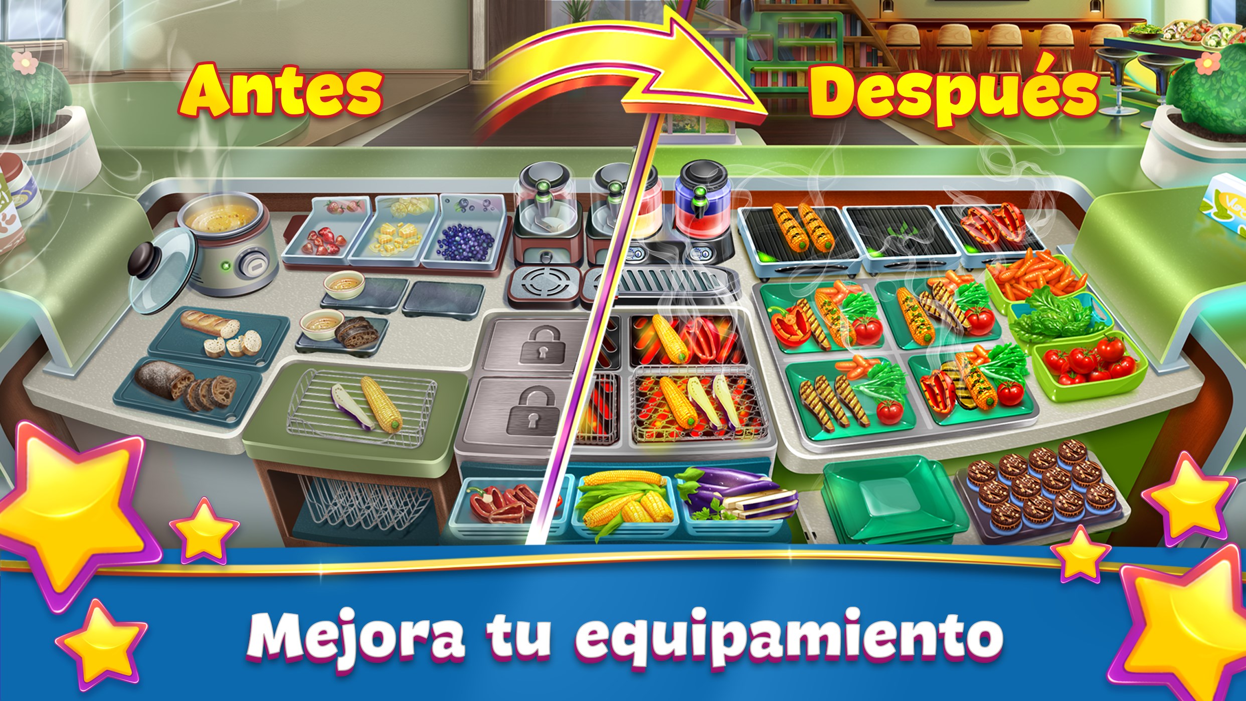 Captura de pantalla de Cooking Fever