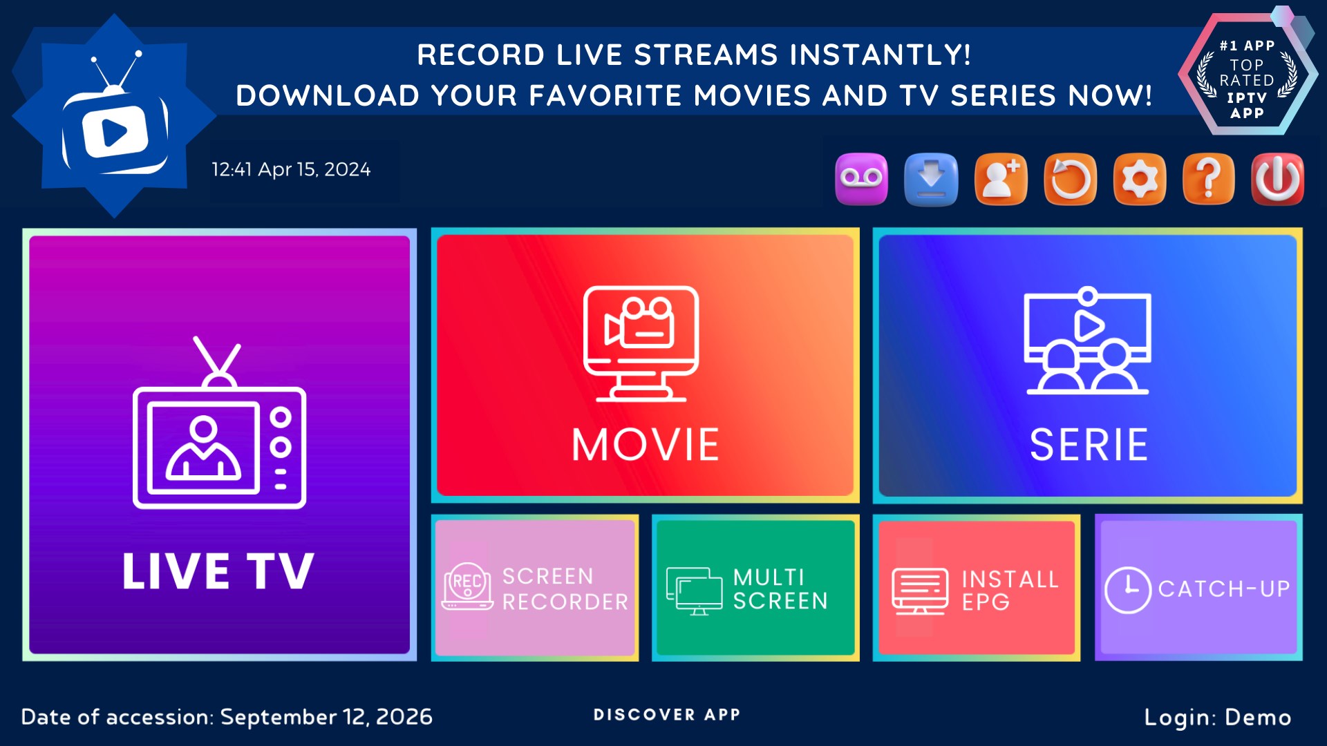 IPTV Smarter Pro: Live TV screenshot