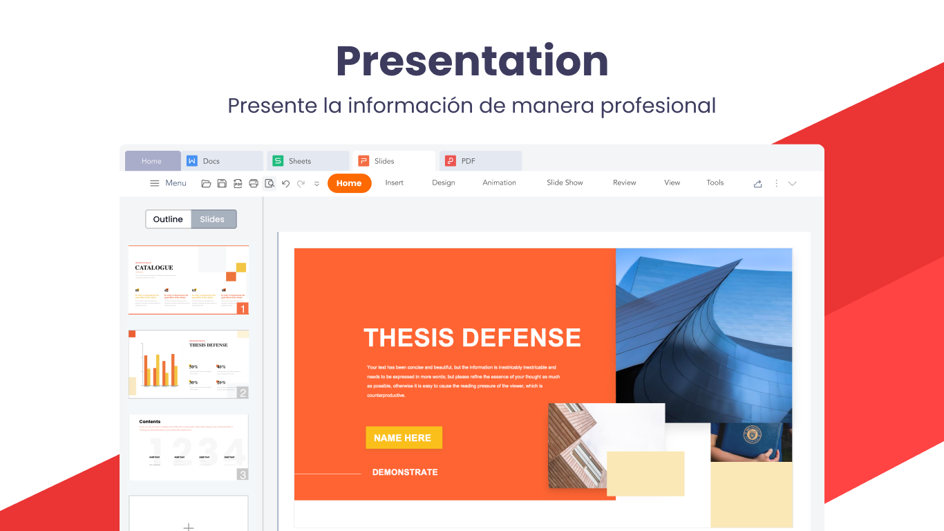 Captura de pantalla de WPS Office Suite - PDF, Docs, Spreadsheet, Slide View & Edit