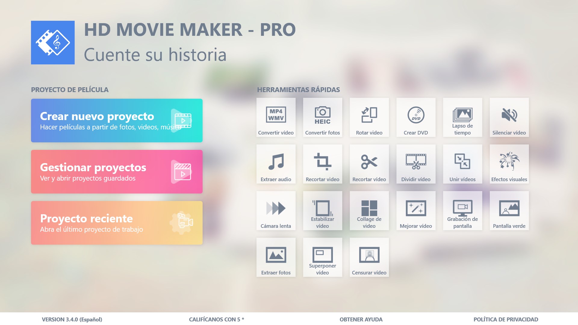Captura de pantalla de Movie Maker - Video Editor PRO