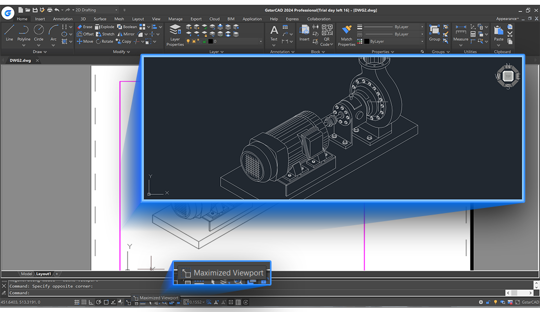 GstarCAD screenshot