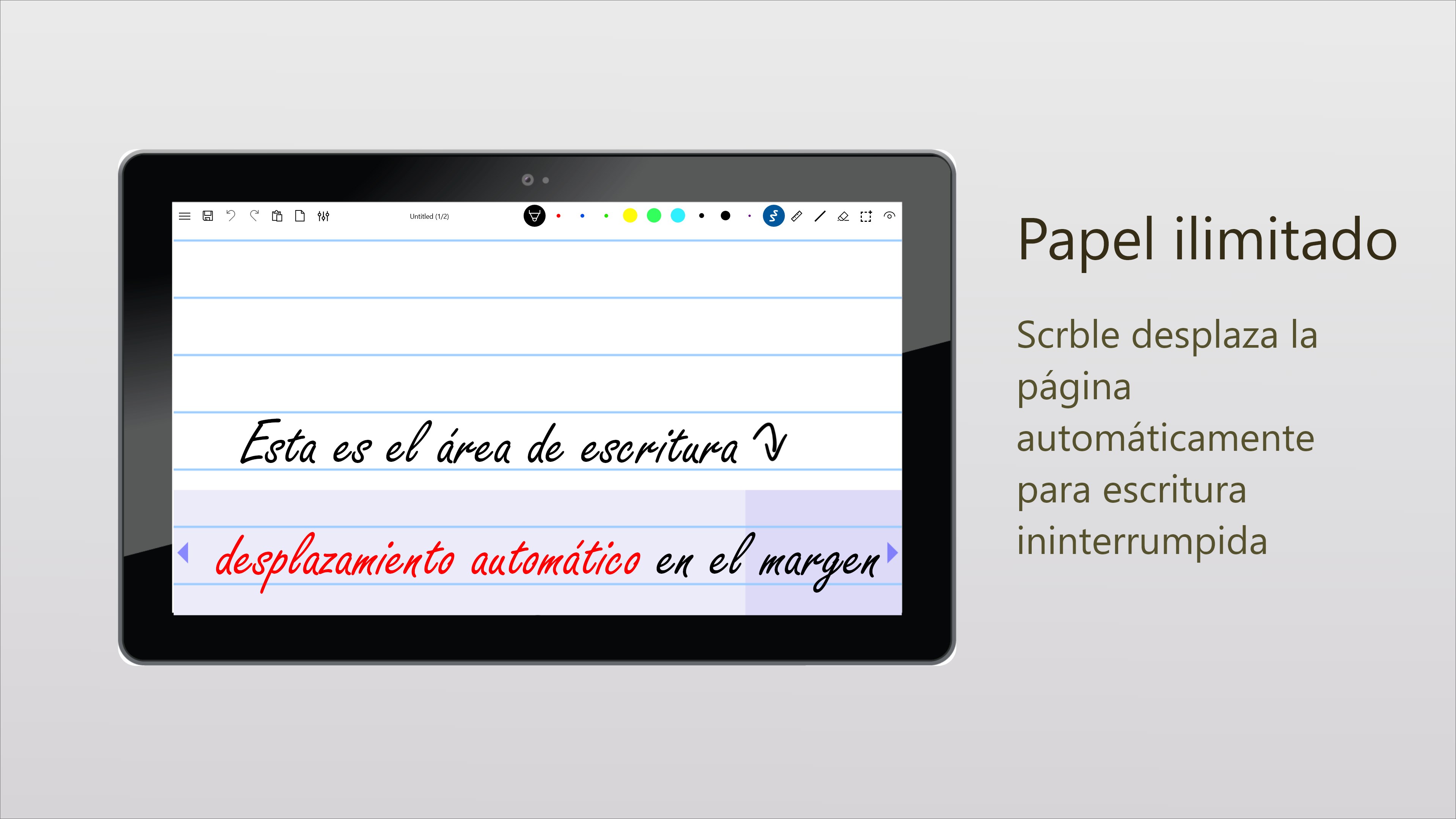 Captura de pantalla de Scrble Ink