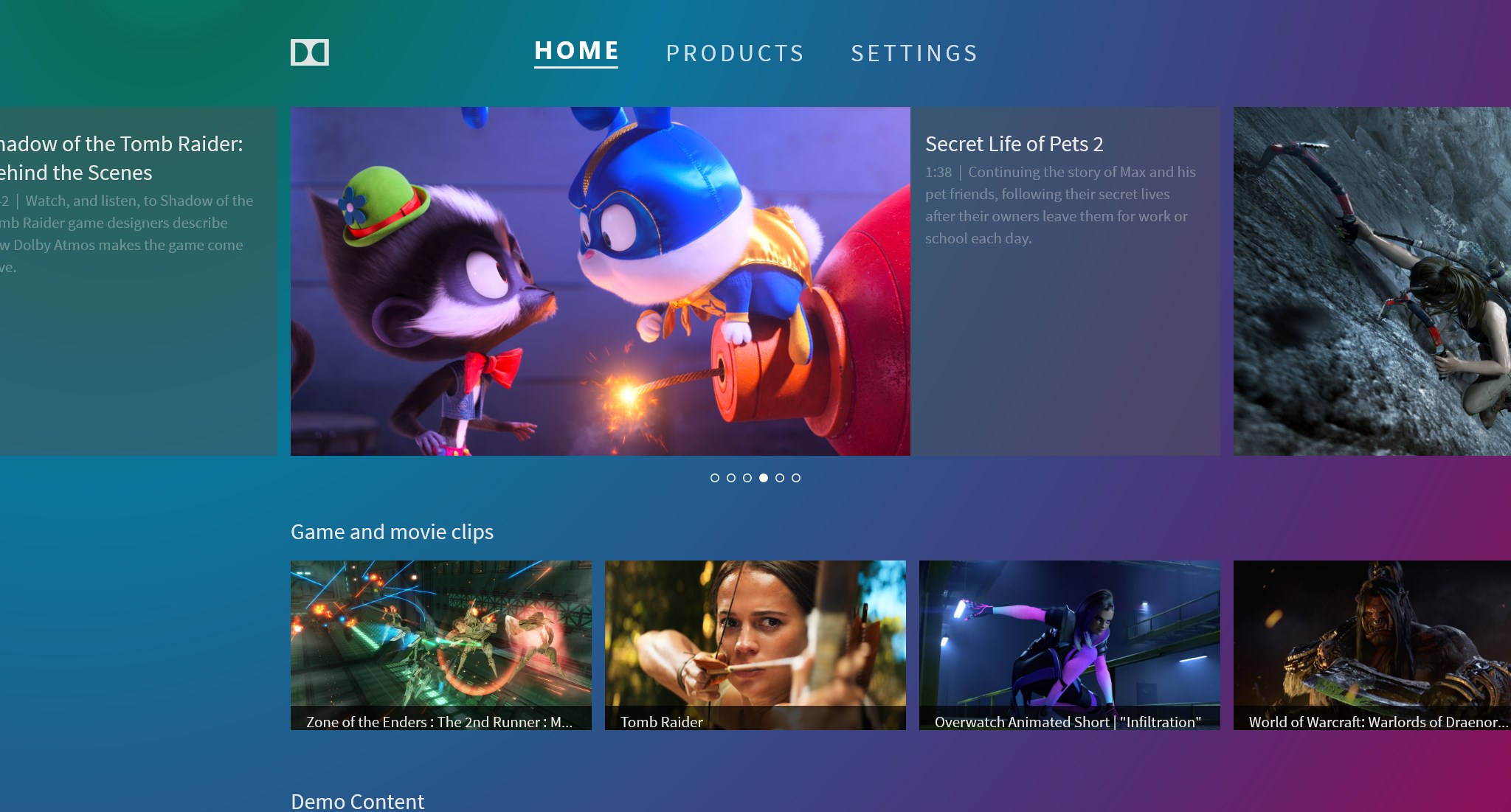 Dolby Access Screenshot