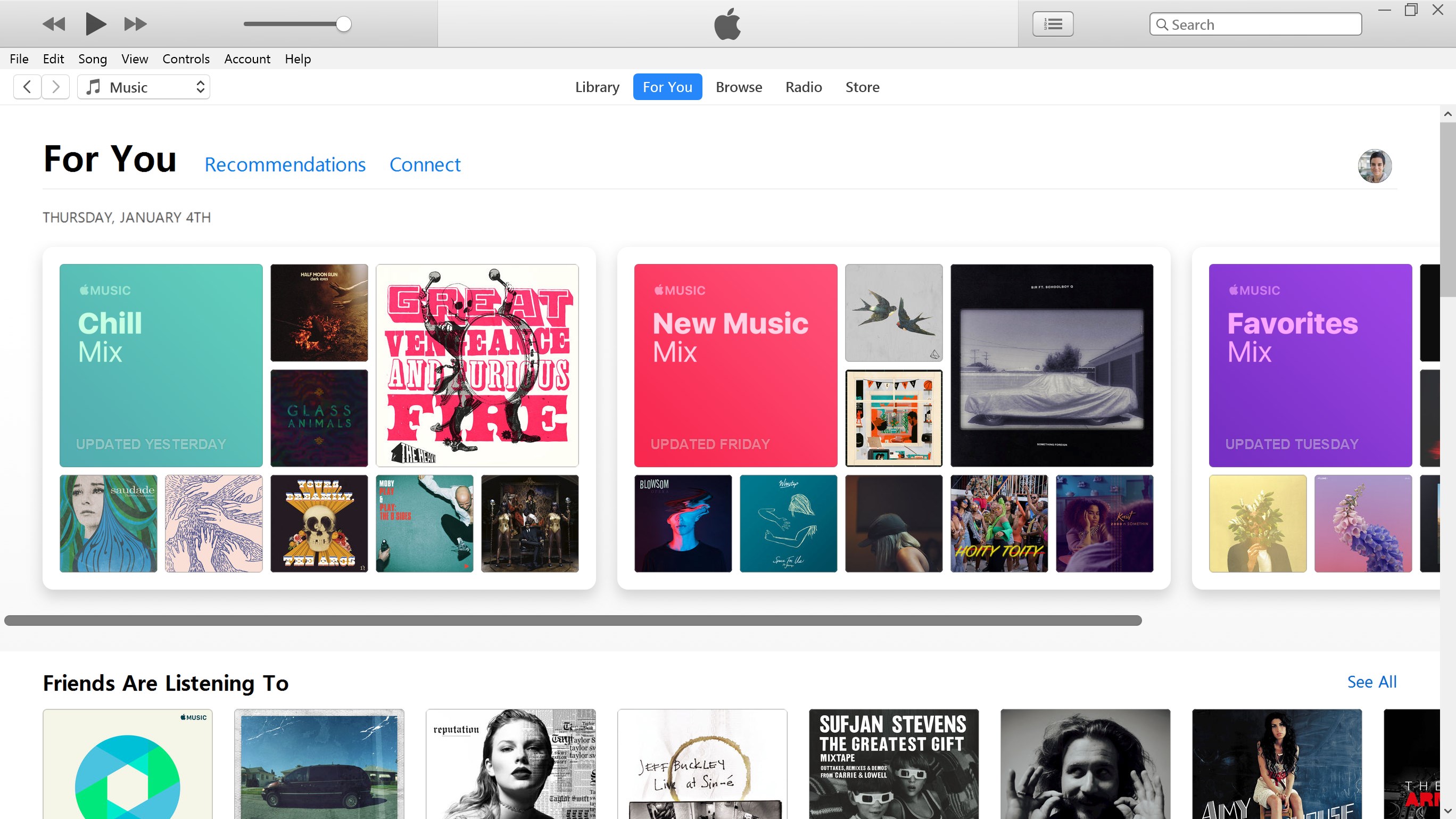 iTunes screenshot