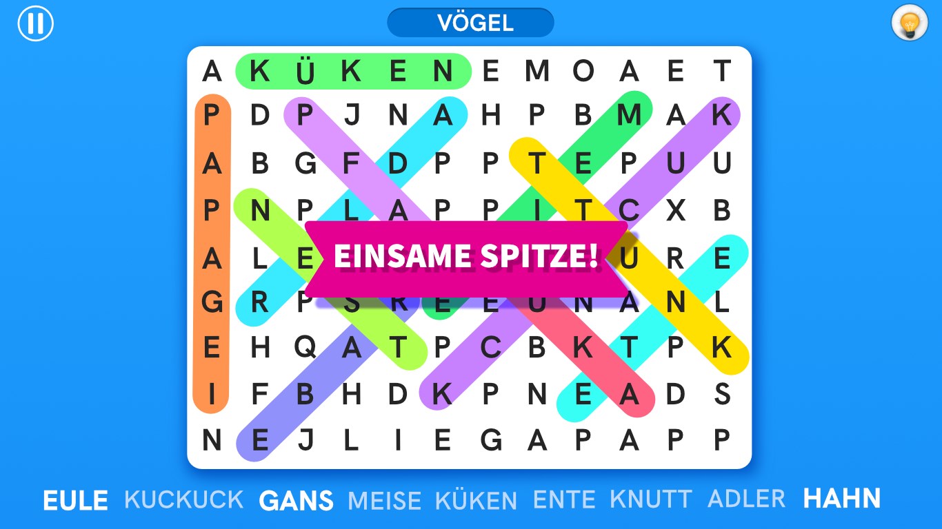 Wortsuche spiele: Wort finden Screenshot