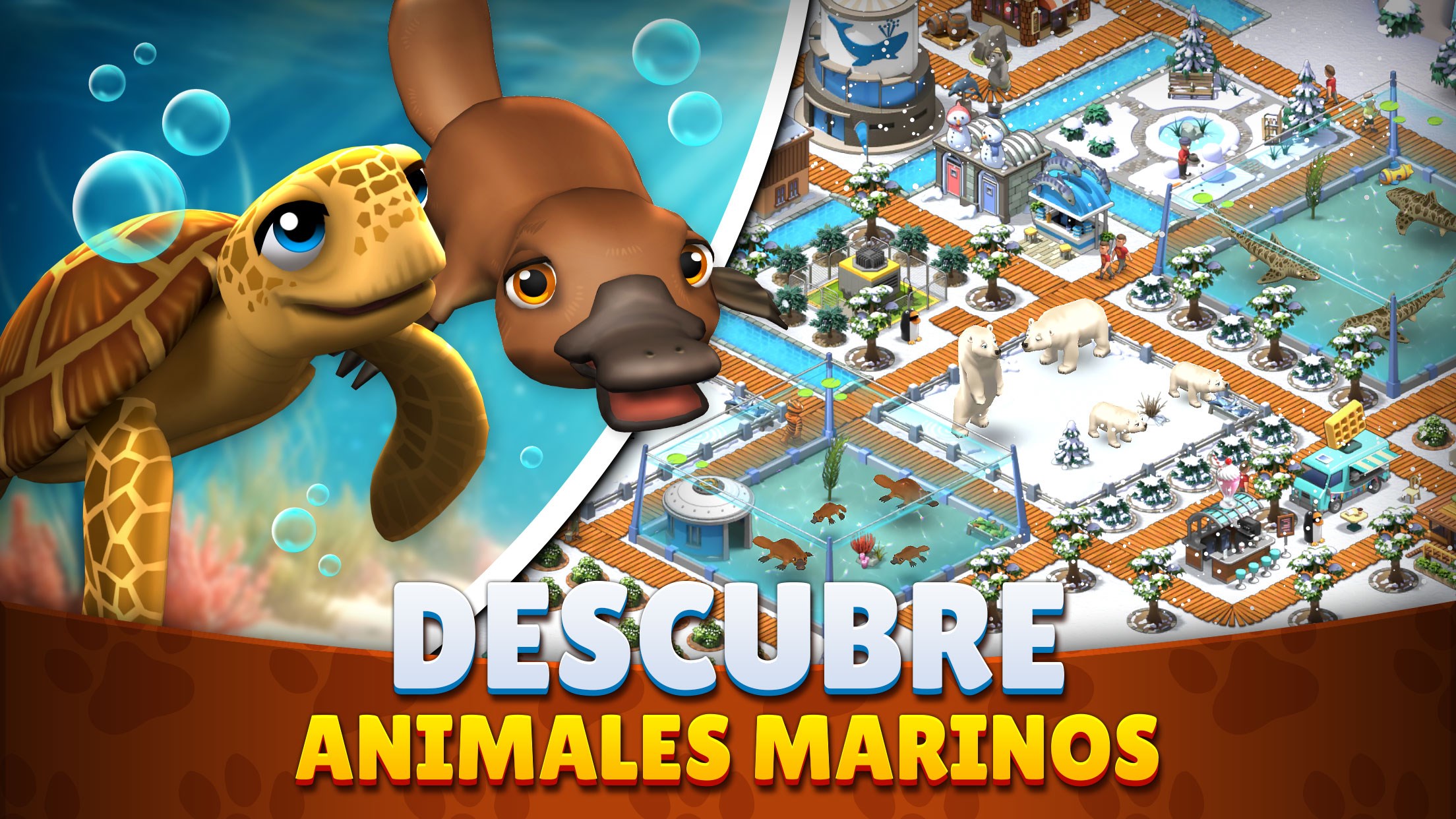 Captura de pantalla de Zoo Island: Animal Park Building