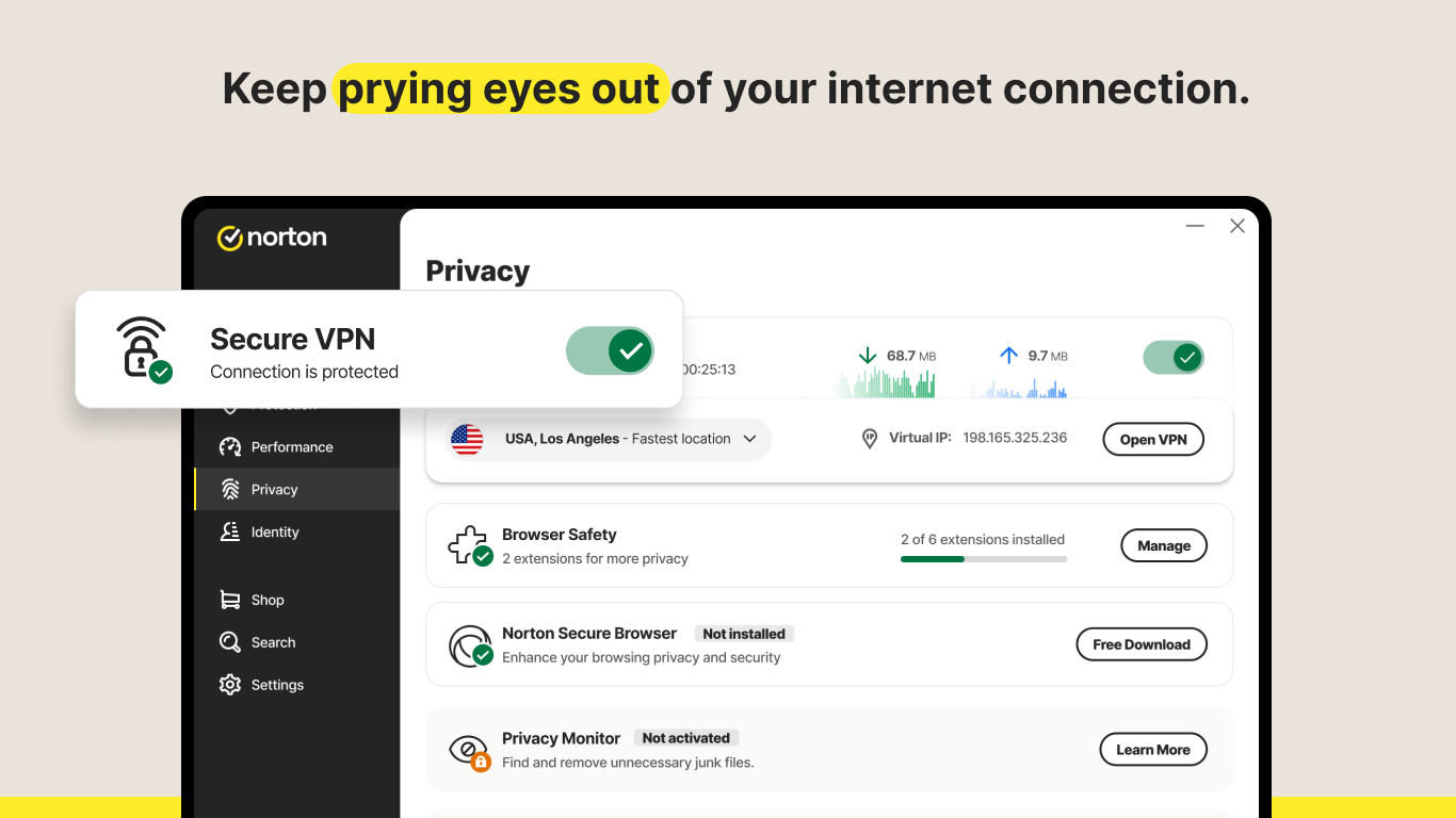 Norton 360 screenshot