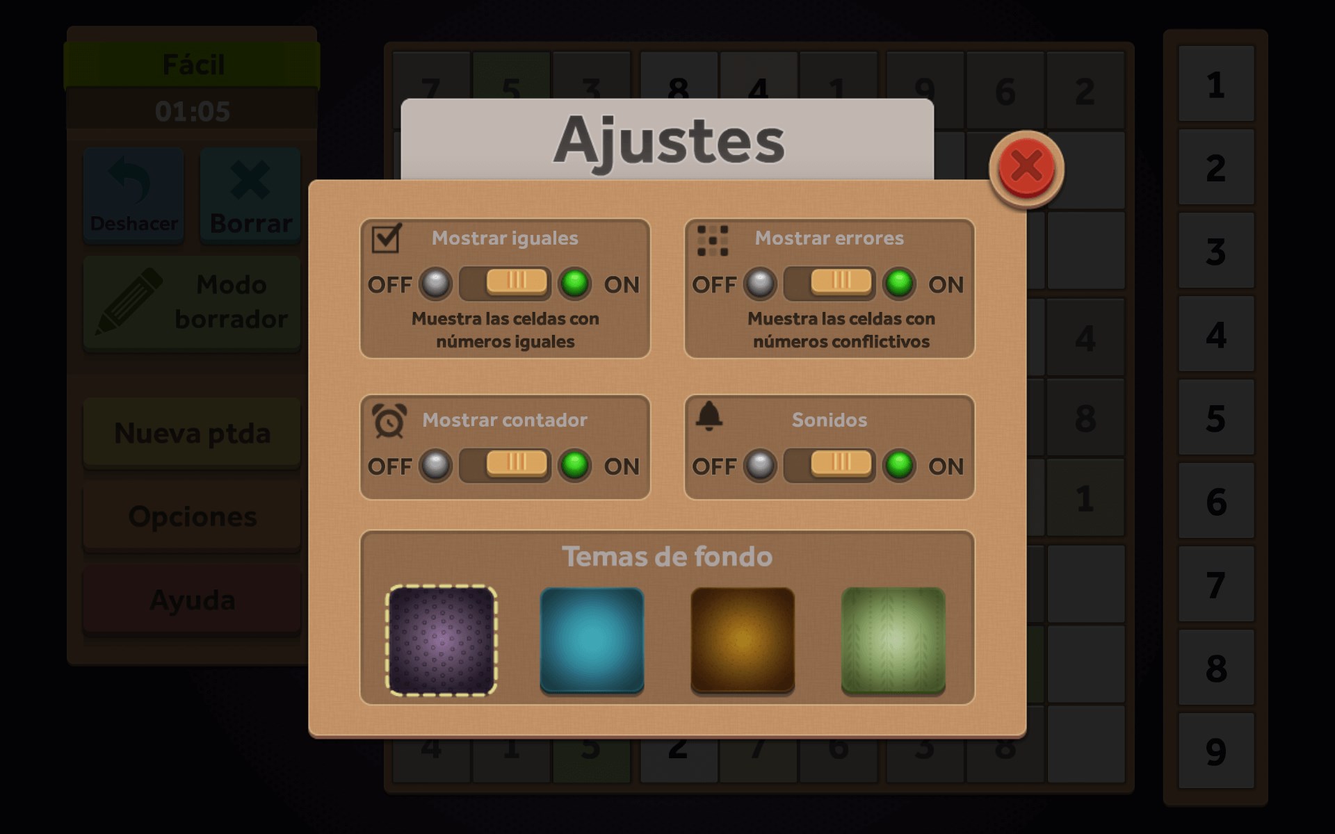 Captura de pantalla de Sudoku: Clásico