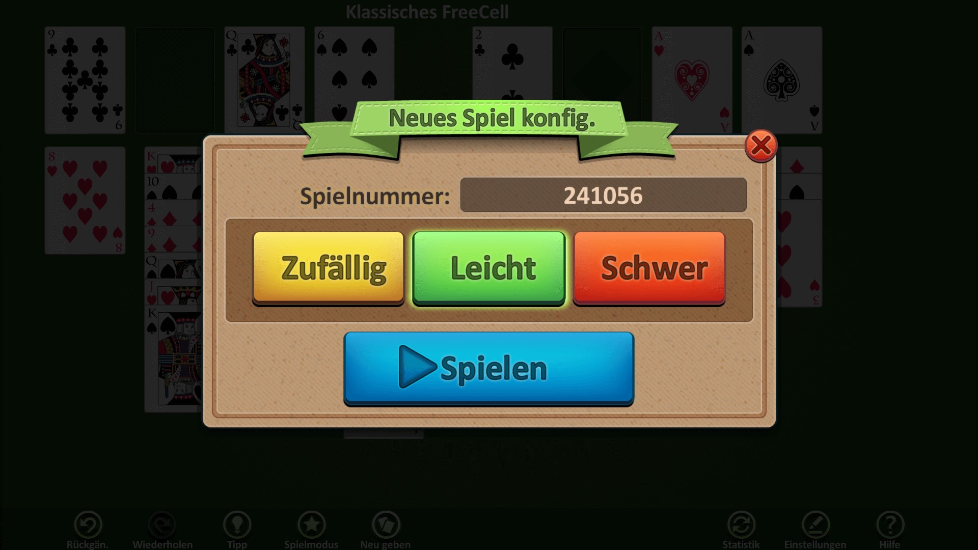 Simple FreeCell Screenshot