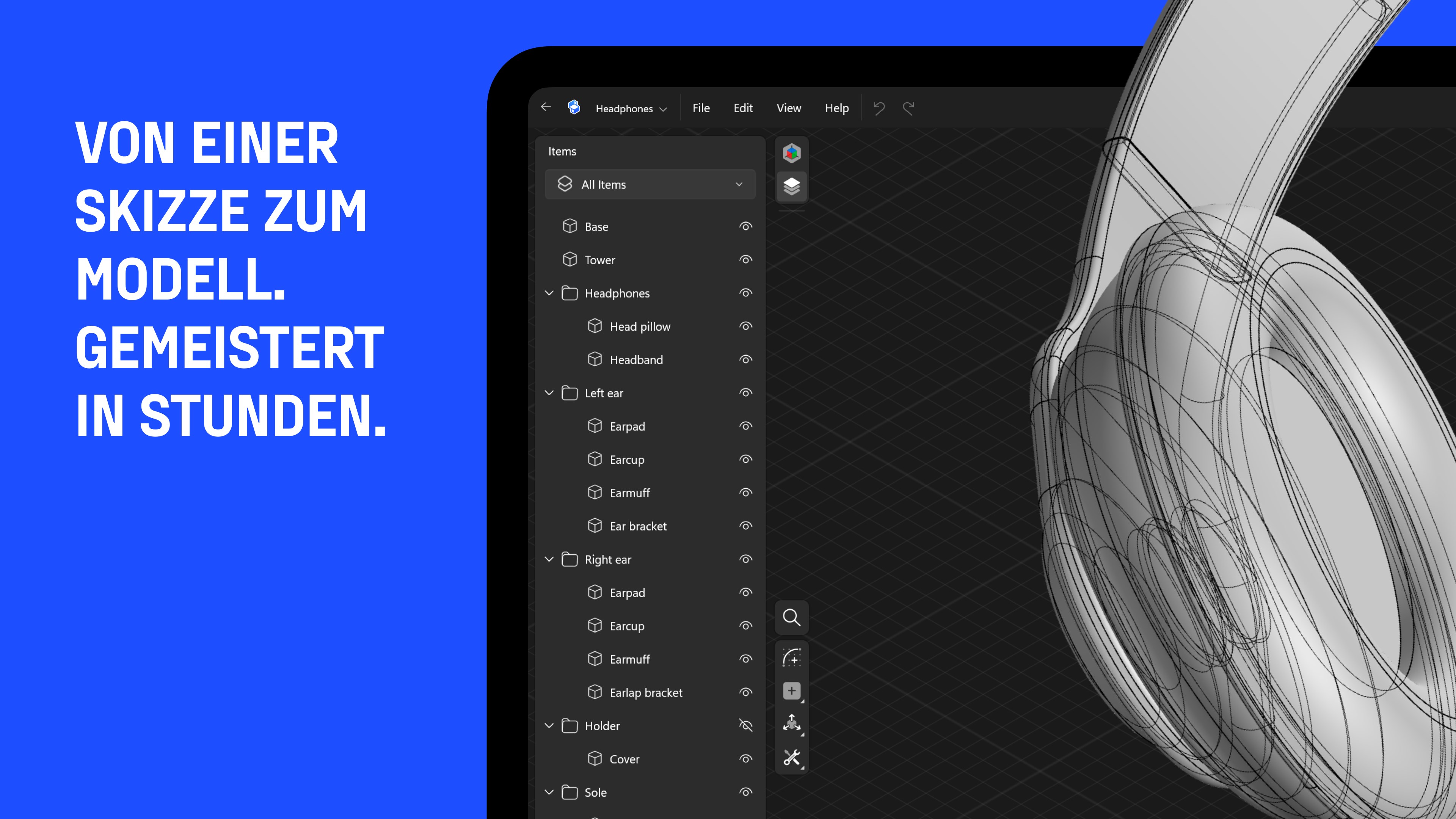 Shapr3D: Modellierungs-CAD Screenshot