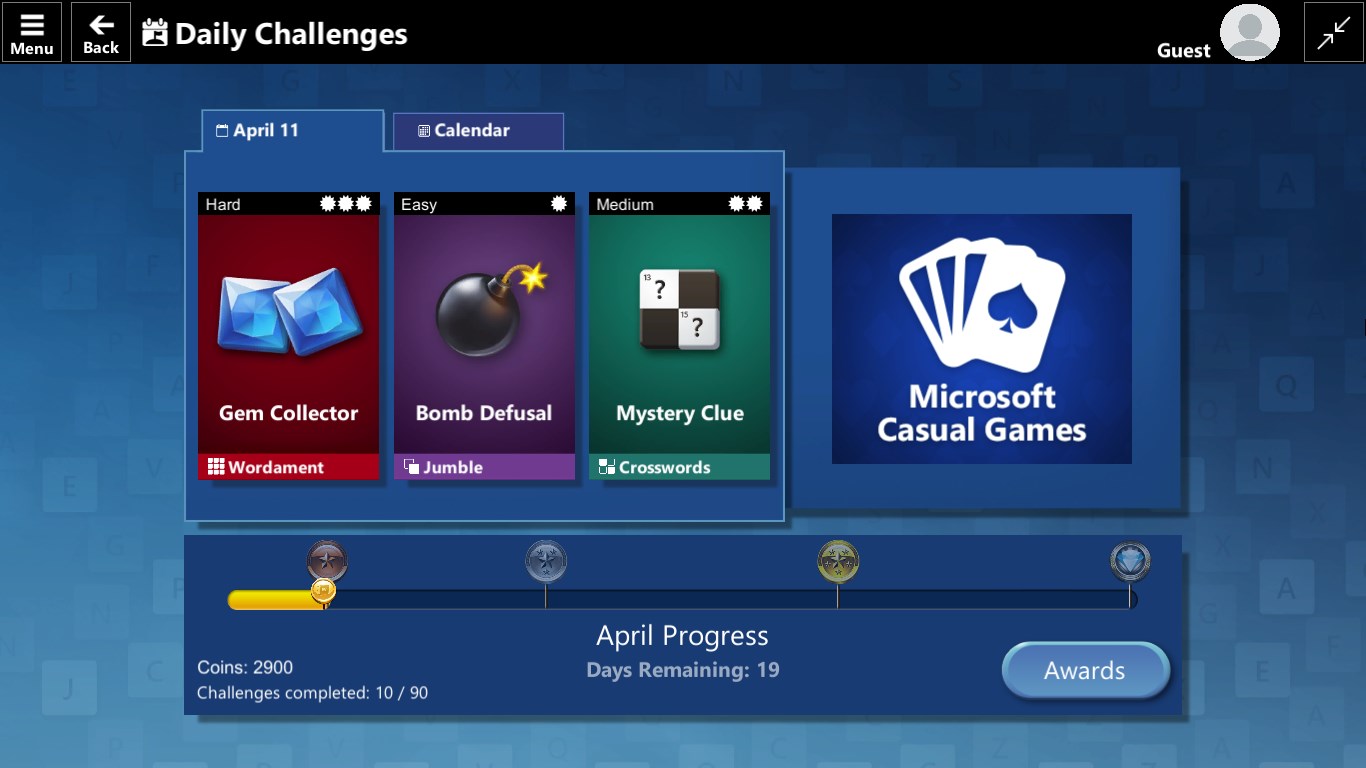 Microsoft Ultimate Word Games Screenshot