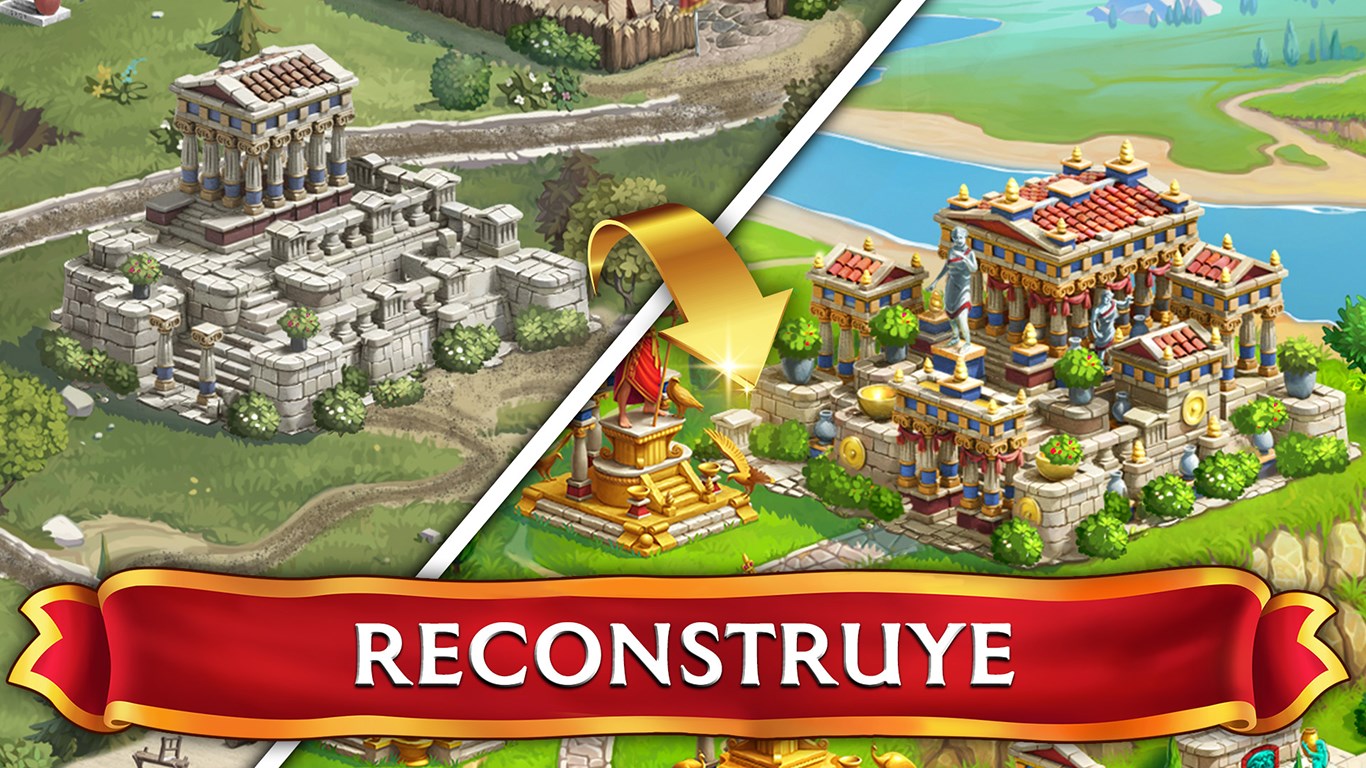 Captura de pantalla de Jewels of Rome: Juego de combinar 3 gemas