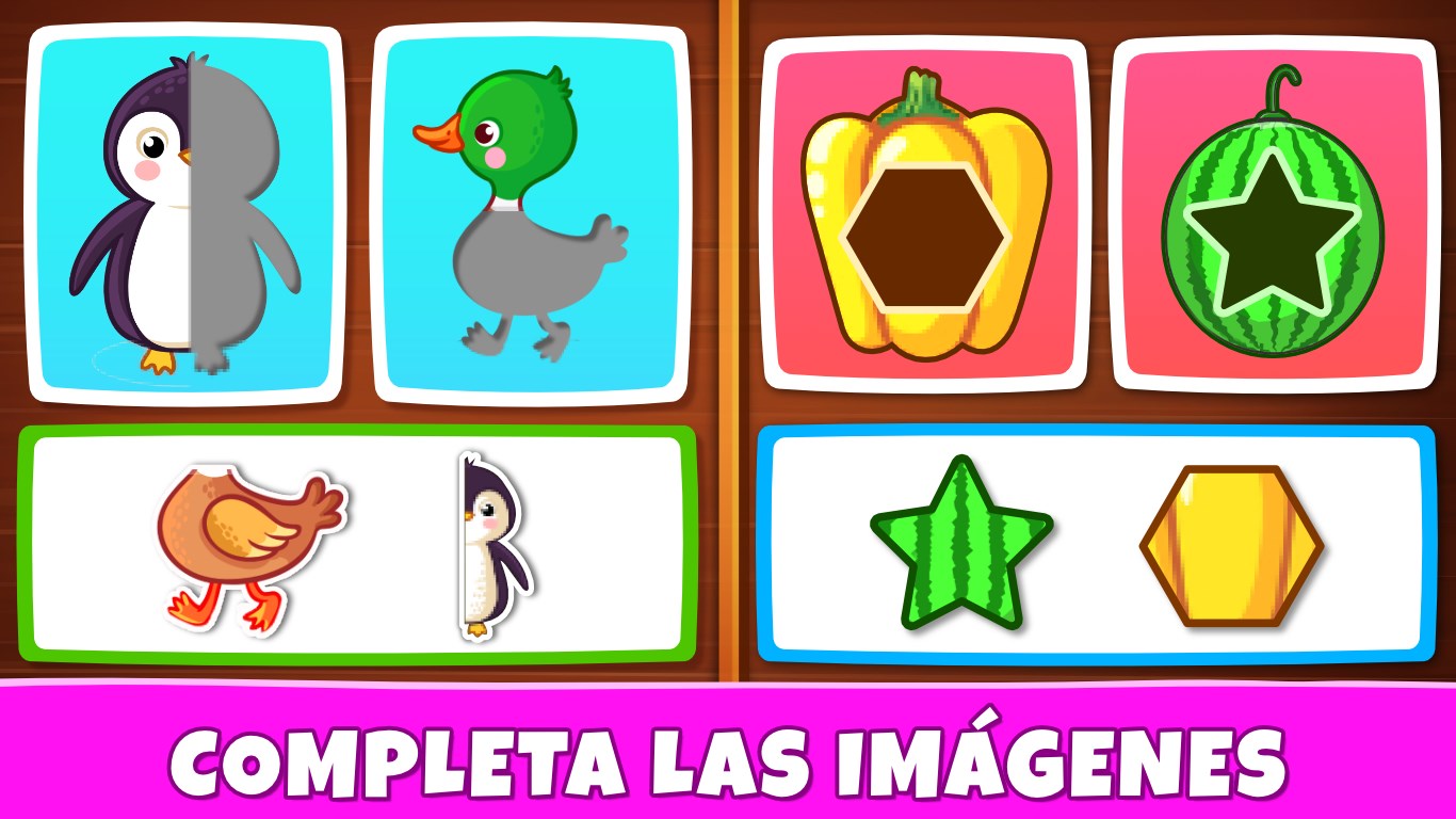 Captura de pantalla de Juegos para niños: edades 3-7
