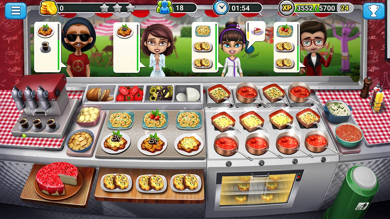 Captura de pantalla de Food Truck Chef™: Cooking Game