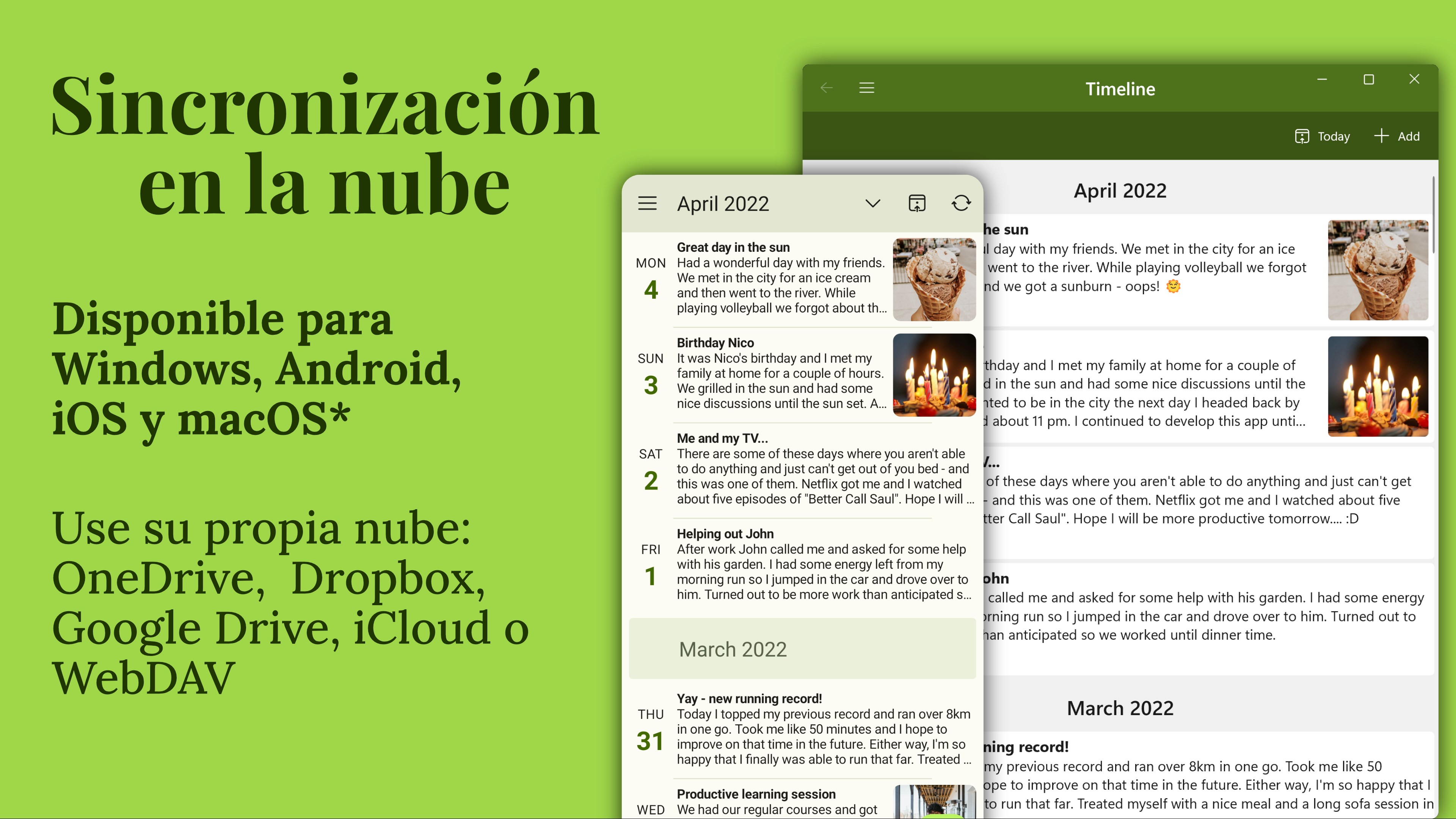 Captura de pantalla de Diarium: Diario, Notas, Journal
