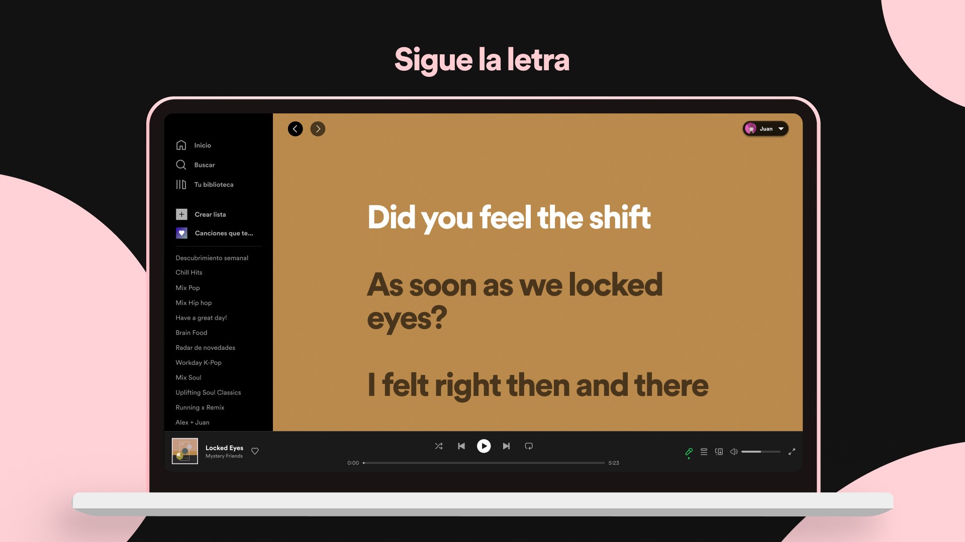 Captura de pantalla de Spotify: música y pódcasts