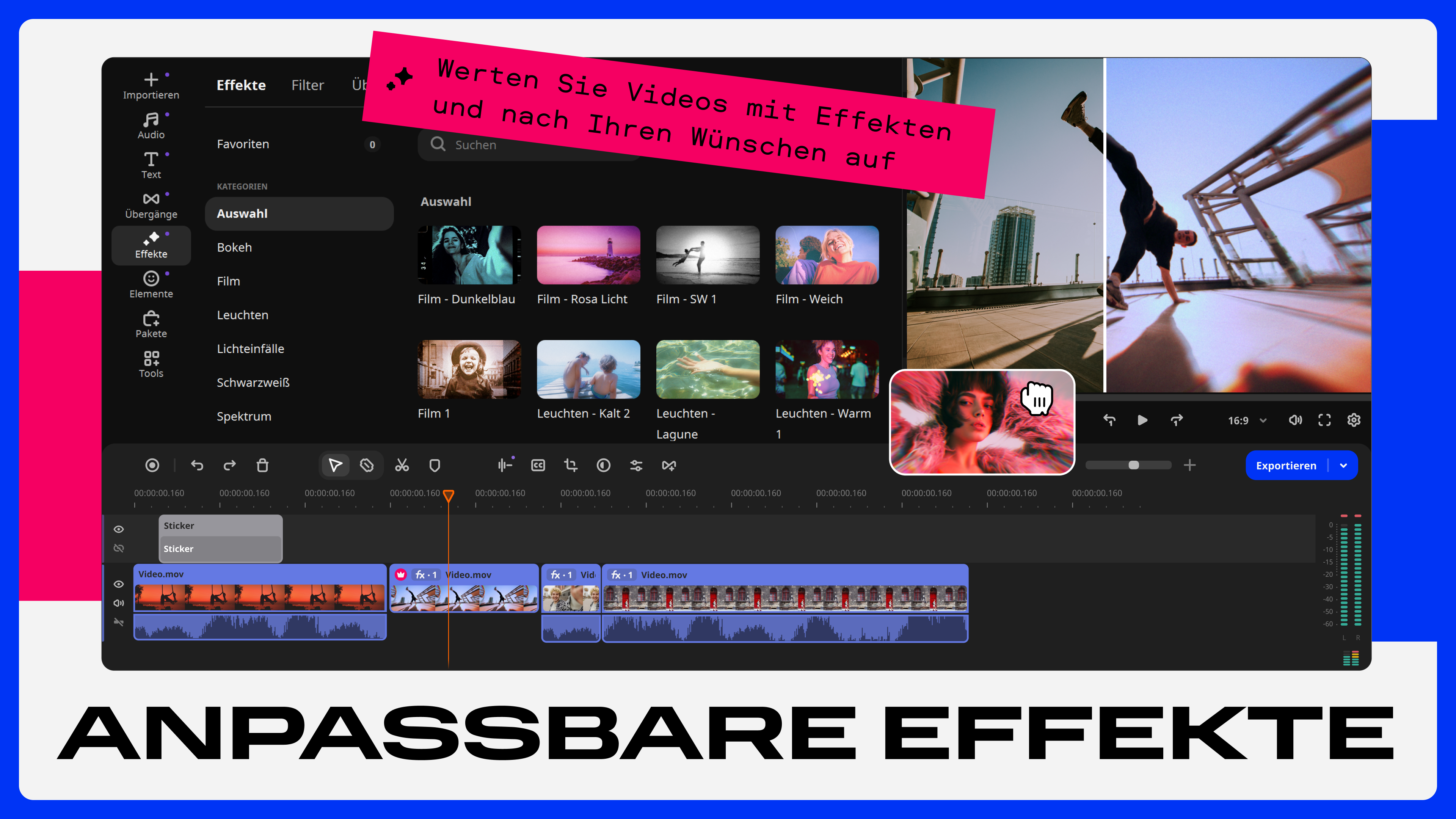 Movavi Video Editor Screenshot