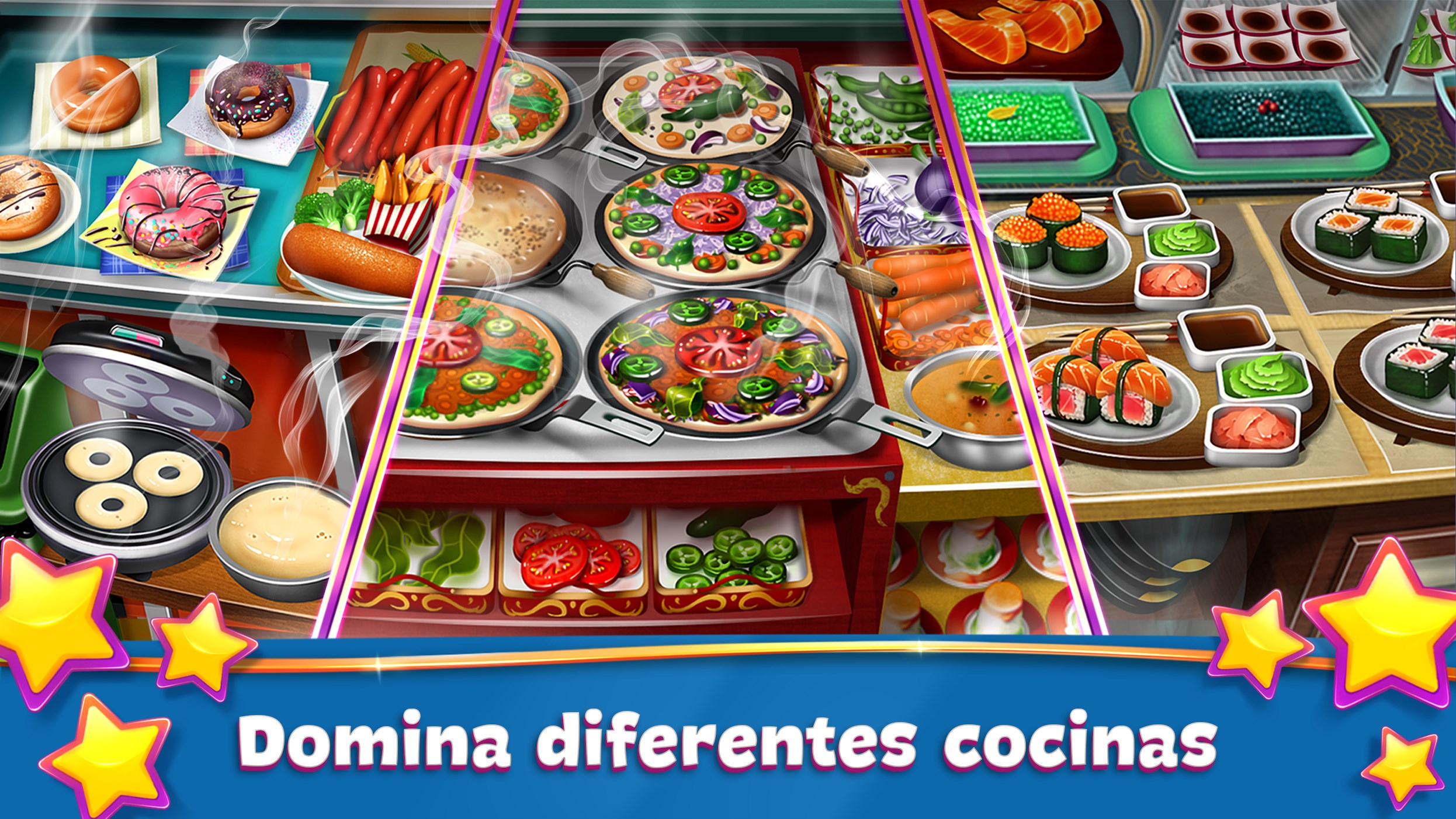 Captura de pantalla de Cooking Fever