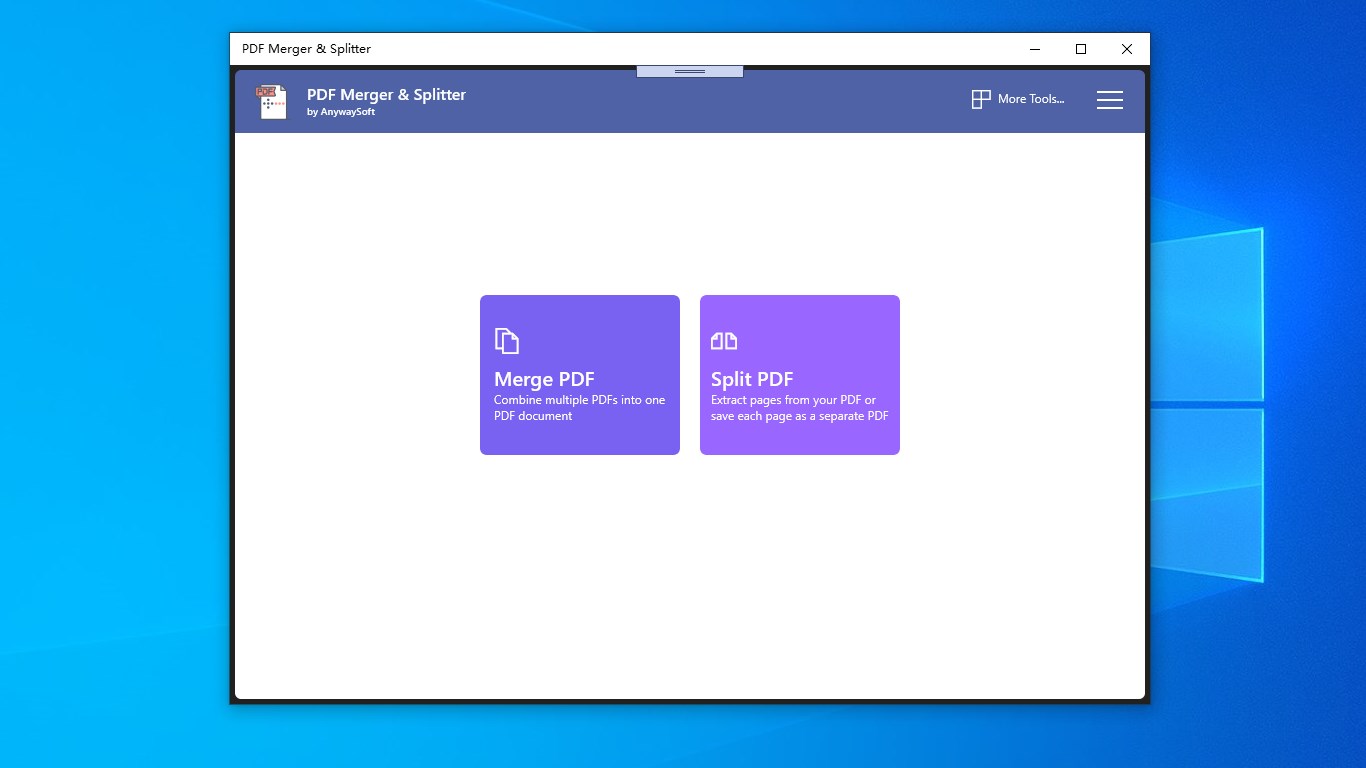 PDF Merger & Splitter screenshot