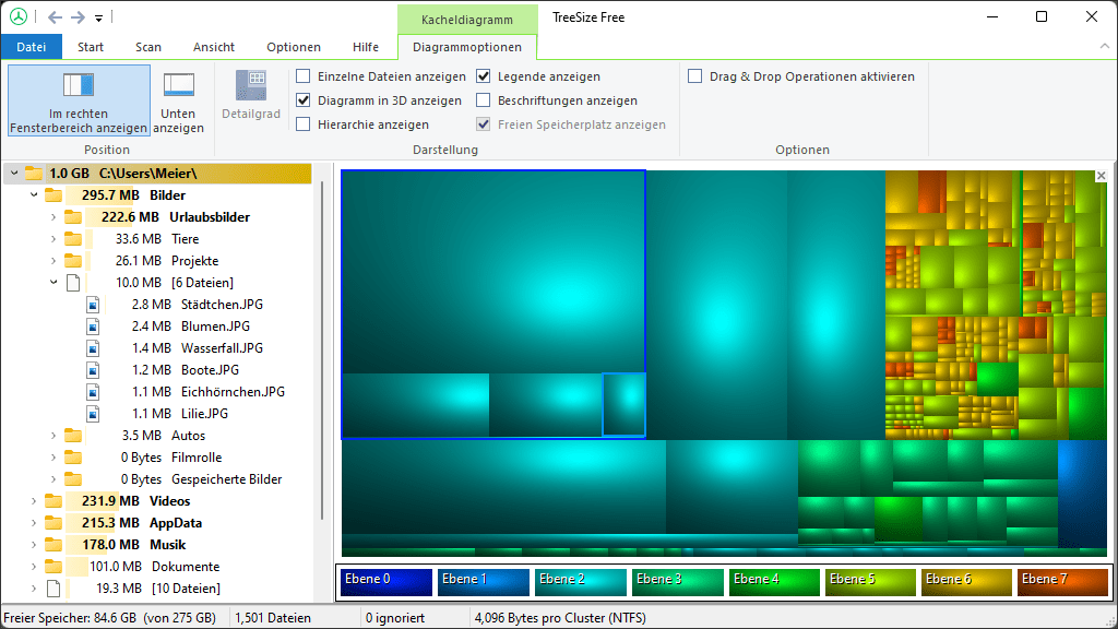 TreeSize Free Screenshot