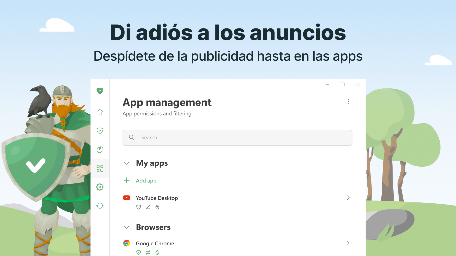 Captura de pantalla de AdGuard for Windows
