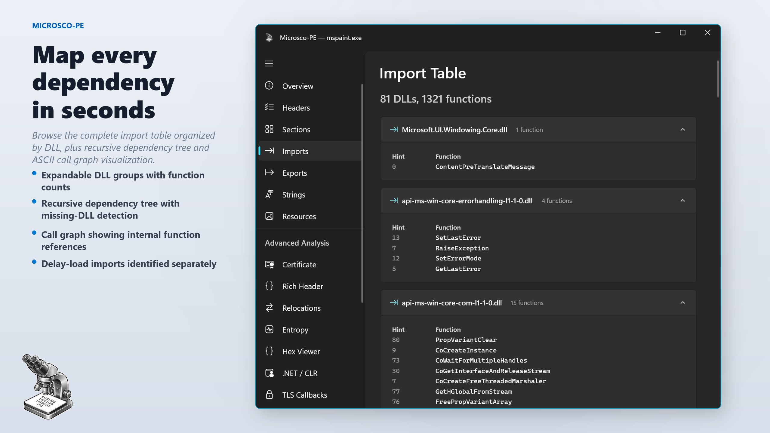 Microsco-PE screenshot
