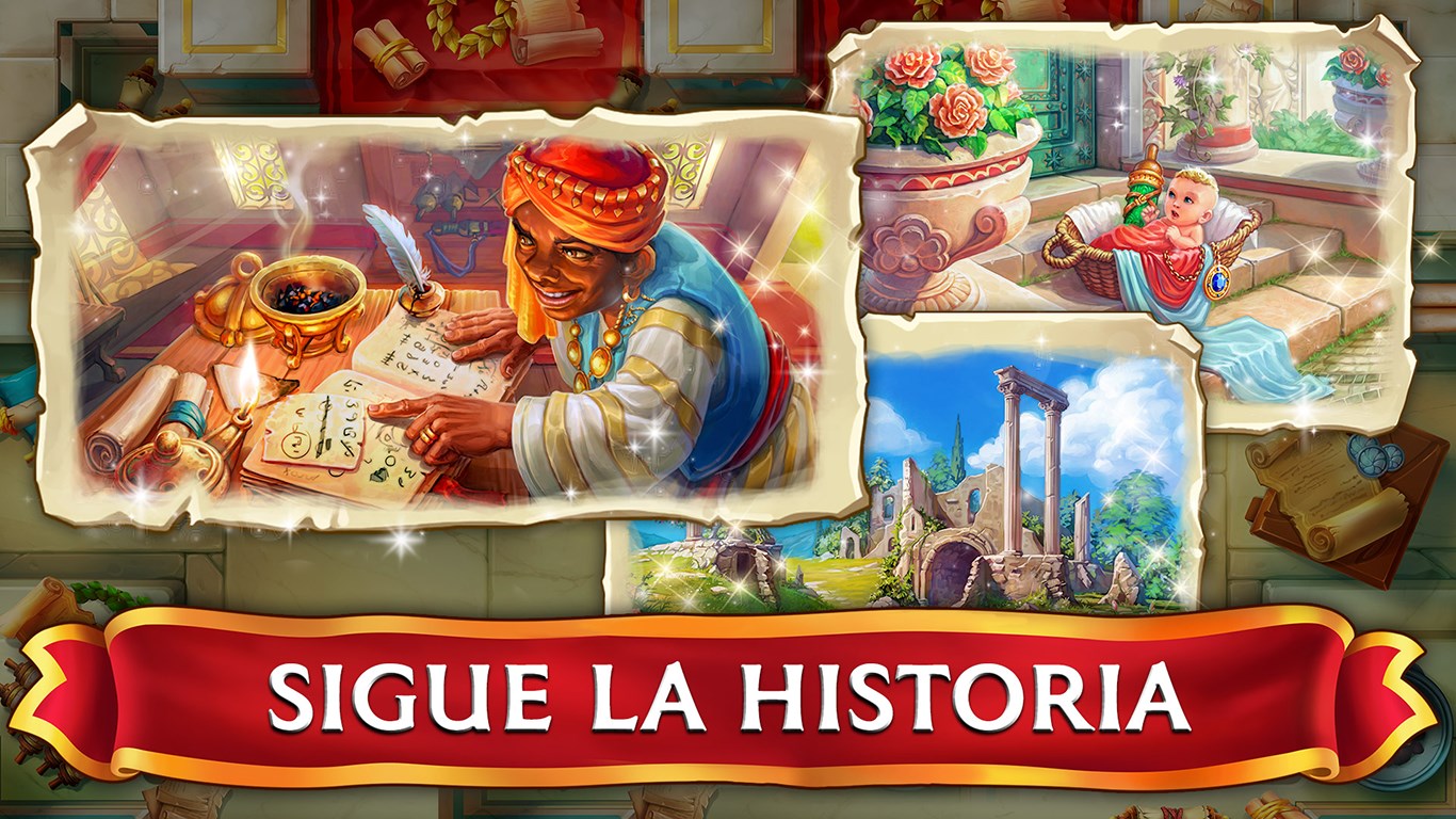 Captura de pantalla de Emperor of Mahjong: Une fichas, restaura la ciudad