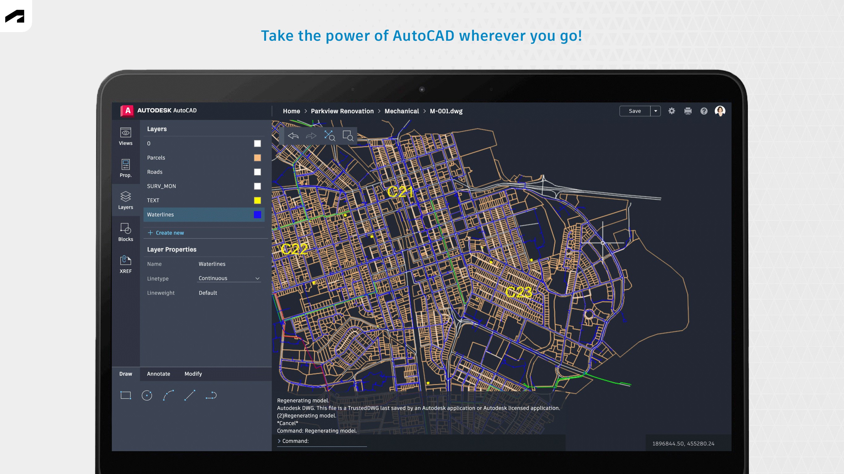Captura de pantalla de AutoCAD - DWG Viewer & Editor