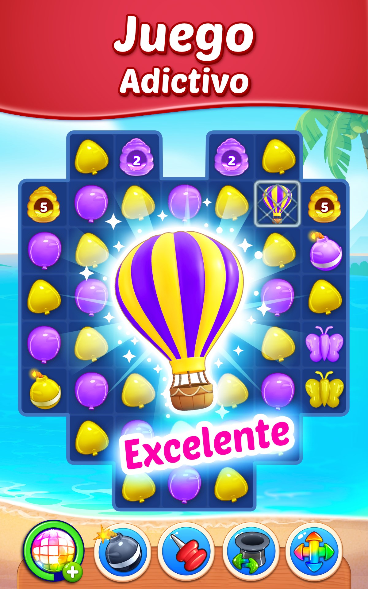 Captura de pantalla de Paraíso de globos - Balloon Paradise