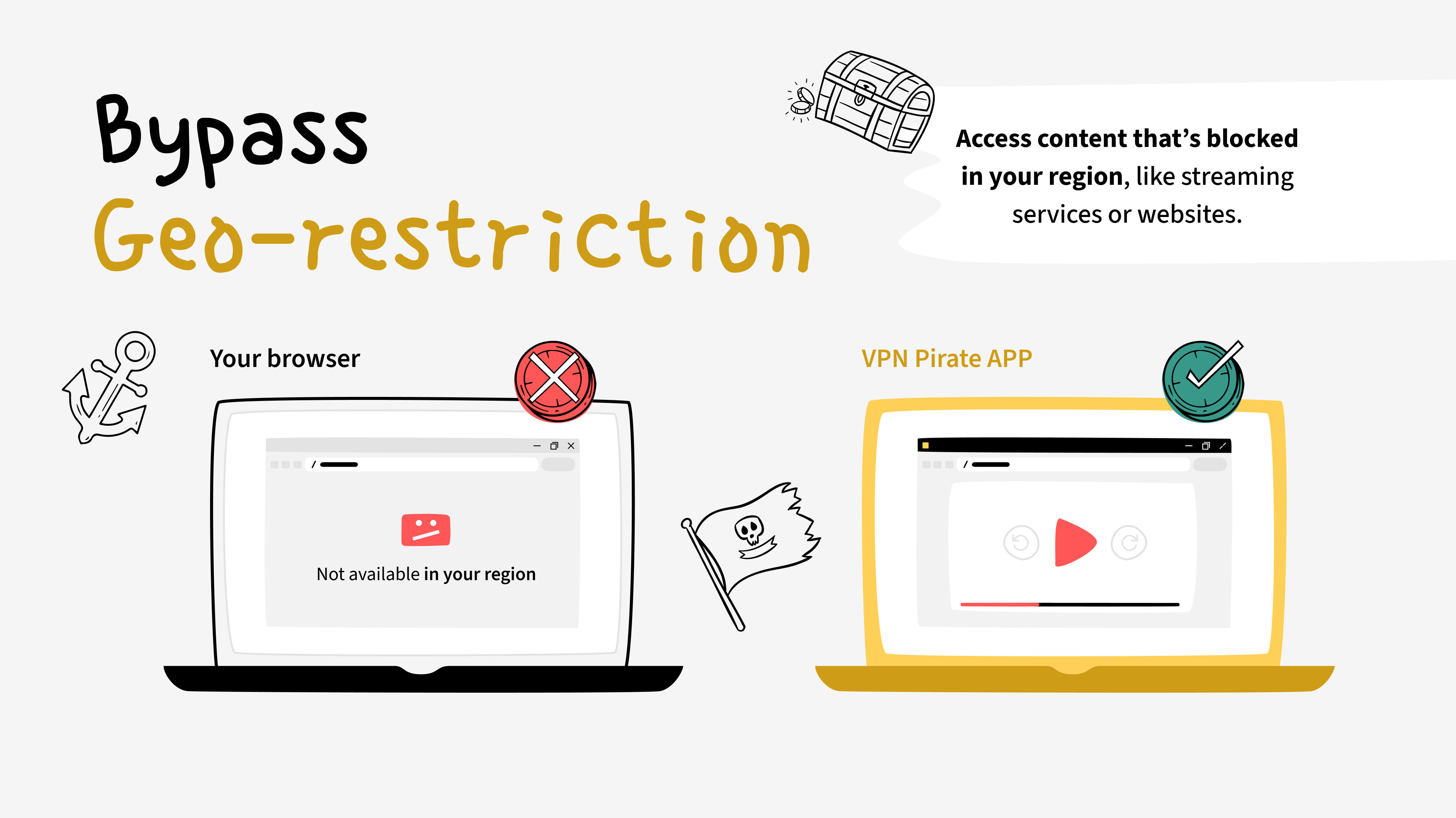 VPN Pirate: Free VPN Proxy screenshot