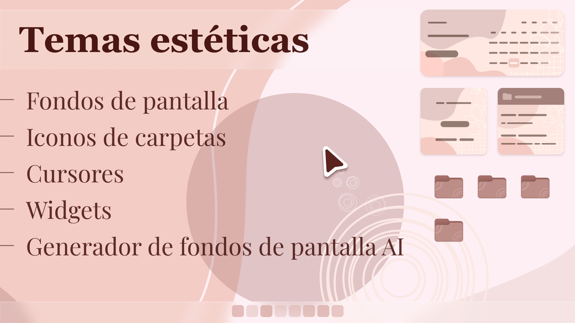Captura de pantalla de Temas del Escritorio HD — Themes Customizer