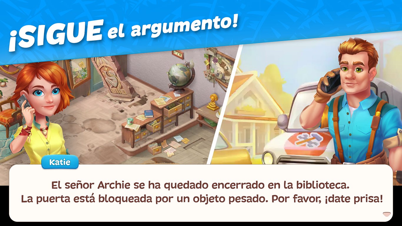 Captura de pantalla de Hawaii Match-3 Mania: House Decorating Game