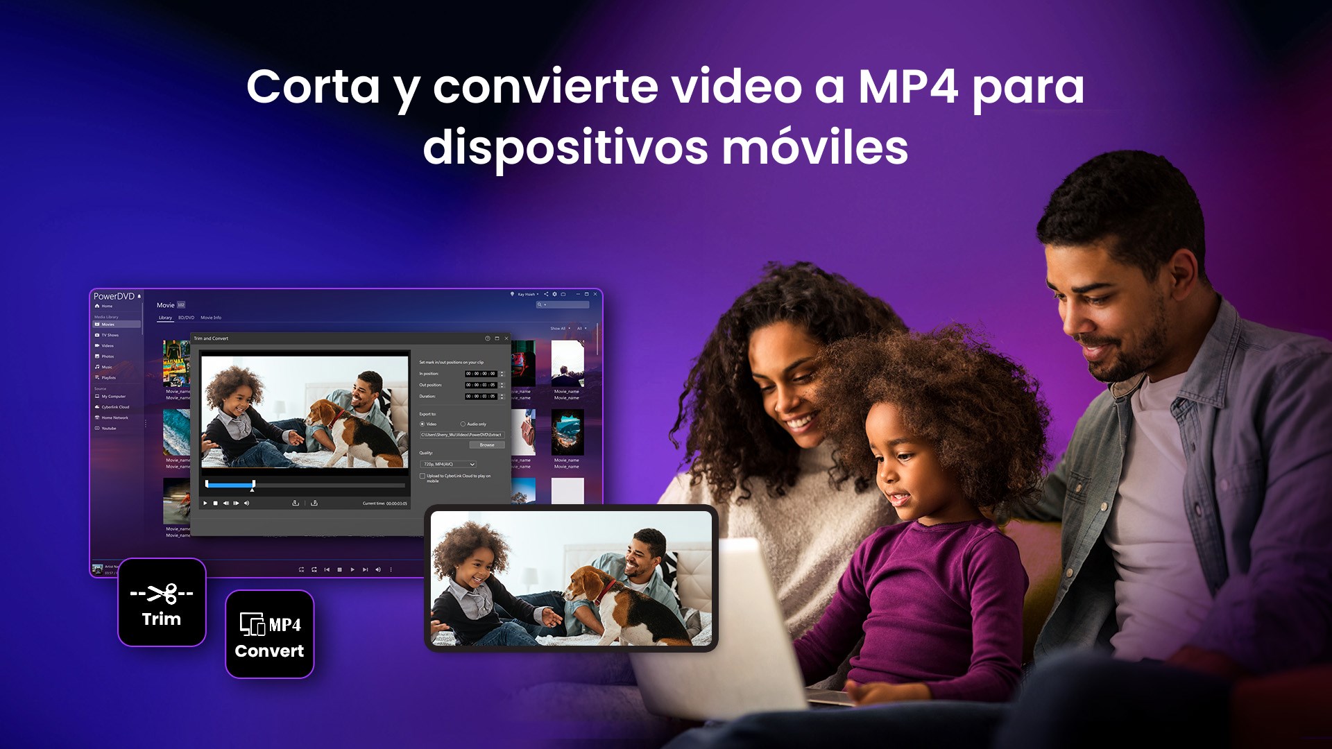 Captura de pantalla de CyberLink PowerDVD Standard