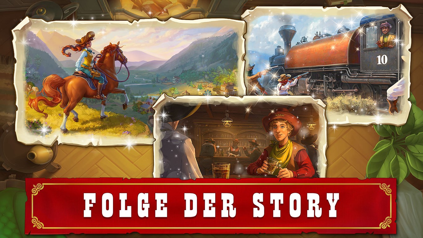 Jewels of the Wild West Match 3: Drei Gewinnt Spiele Screenshot