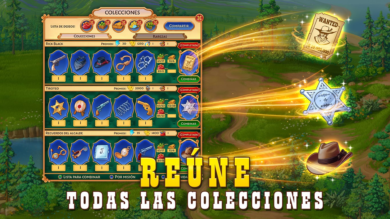 Captura de pantalla de Sheriff of Mahjong: une fichas, renueva la ciudad