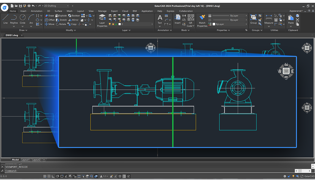 GstarCAD screenshot