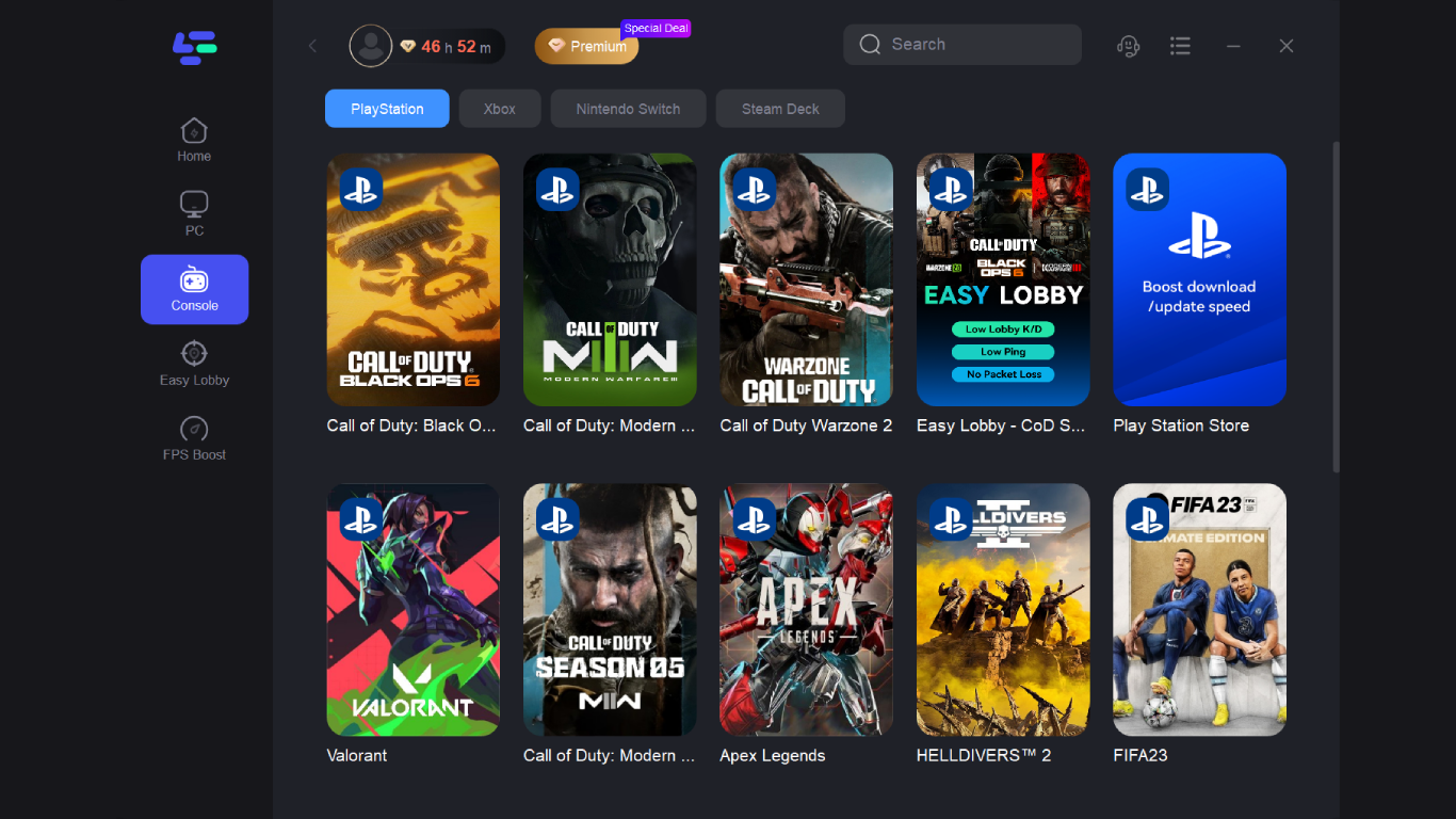 LagoFast Screenshot
