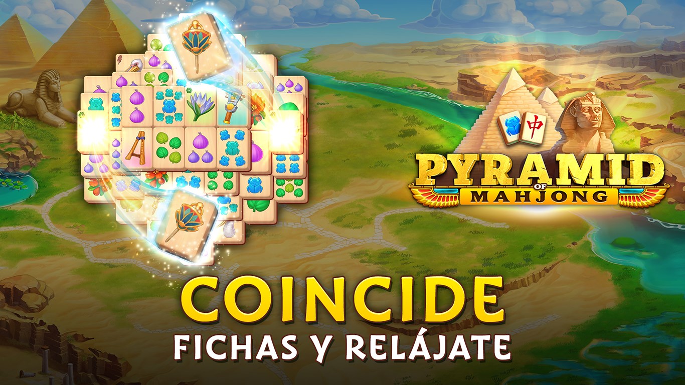 Captura de pantalla de Pyramid of Mahjong: Une fichas