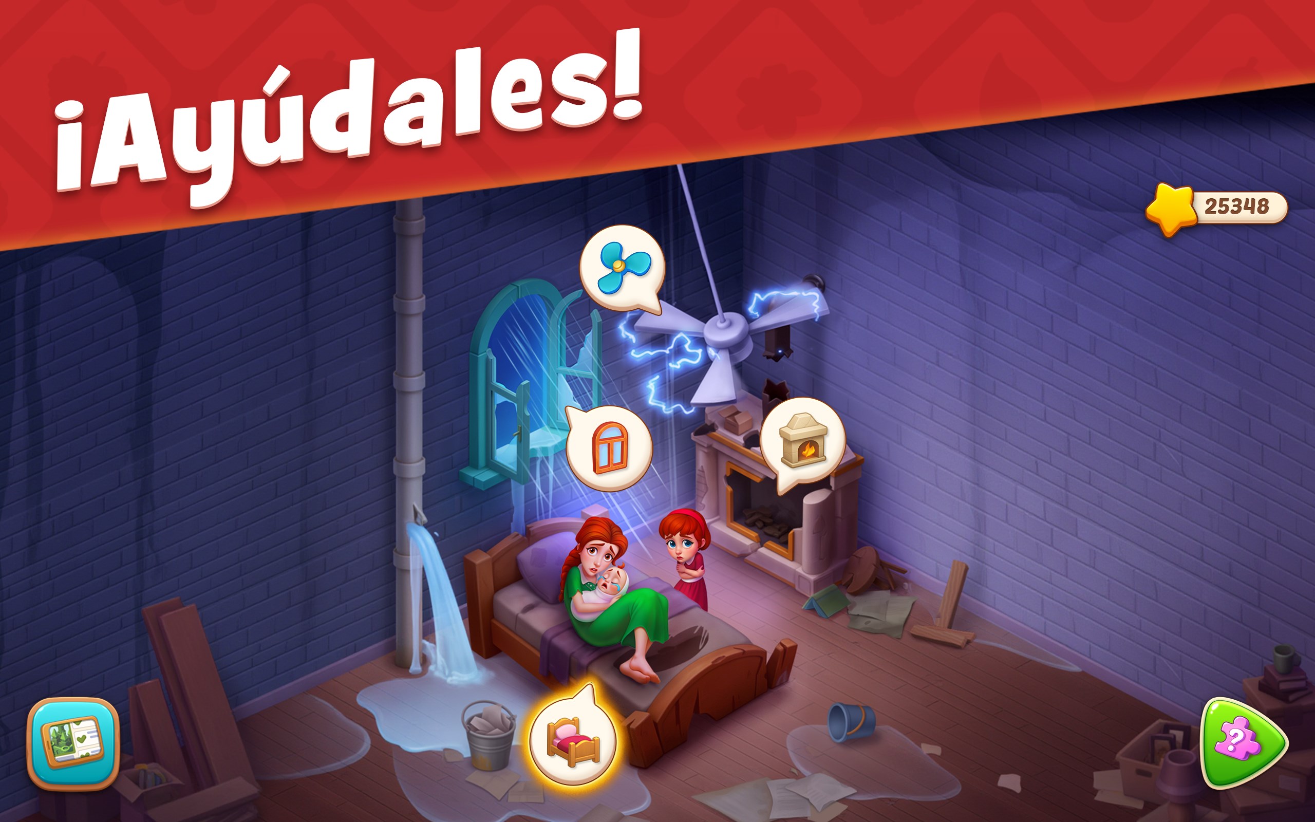 Captura de pantalla de Gardenscapes