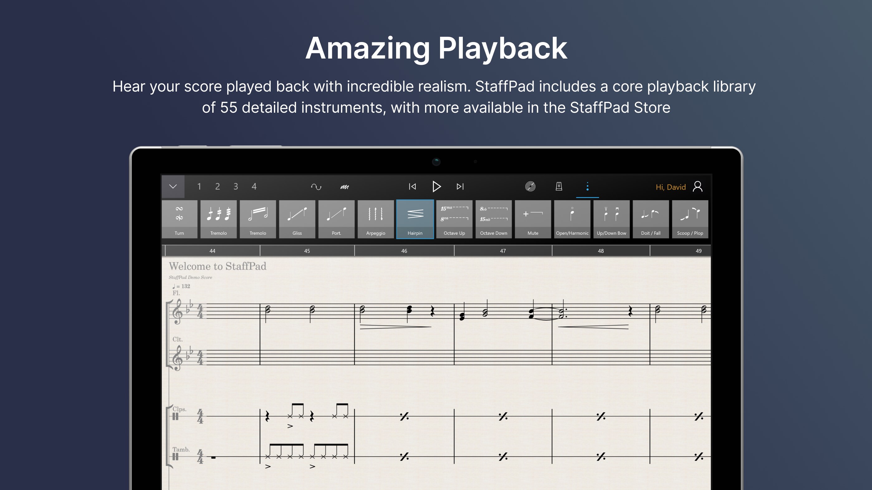 StaffPad screenshot