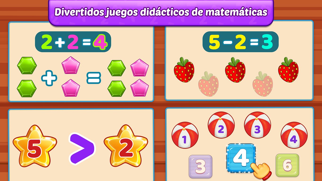 Captura de pantalla de Math Kids - suma, resta, cuenta y aprende