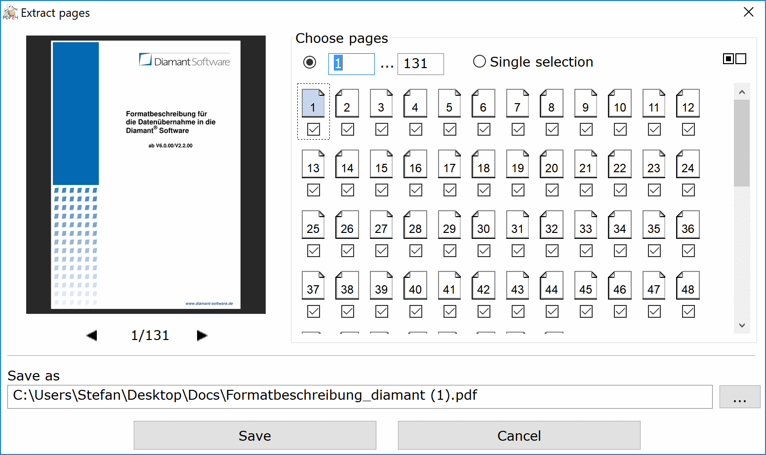 PDF24 Creator Screenshot