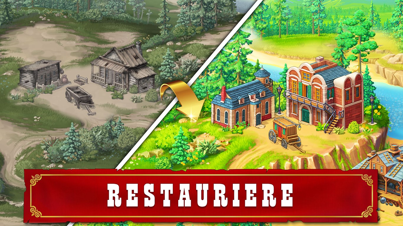 Jewels of the Wild West Match 3: Drei Gewinnt Spiele Screenshot