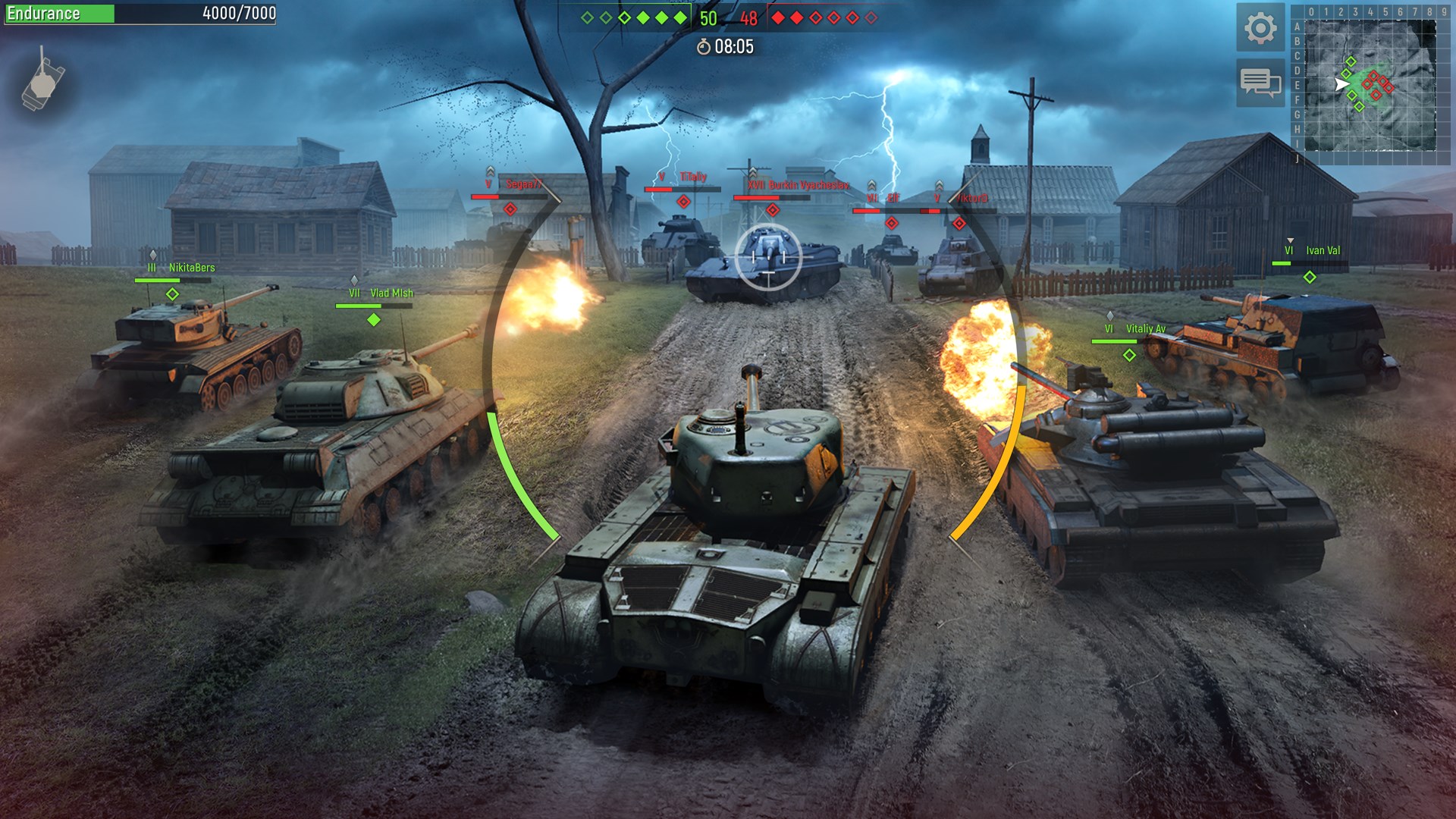 Battle Tanks — Online WW2 PvP Tank Shooter Game screenshot