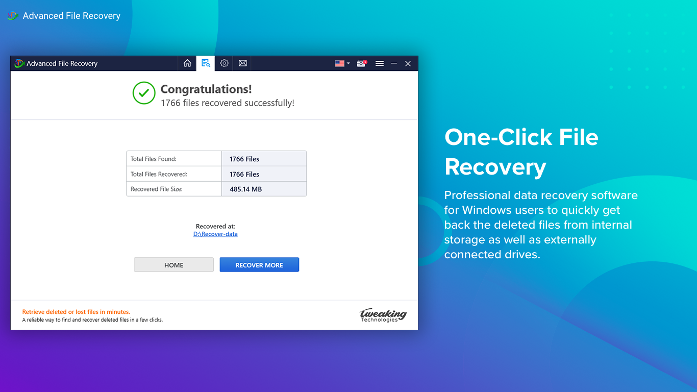 Advanced File Recovery screenshot