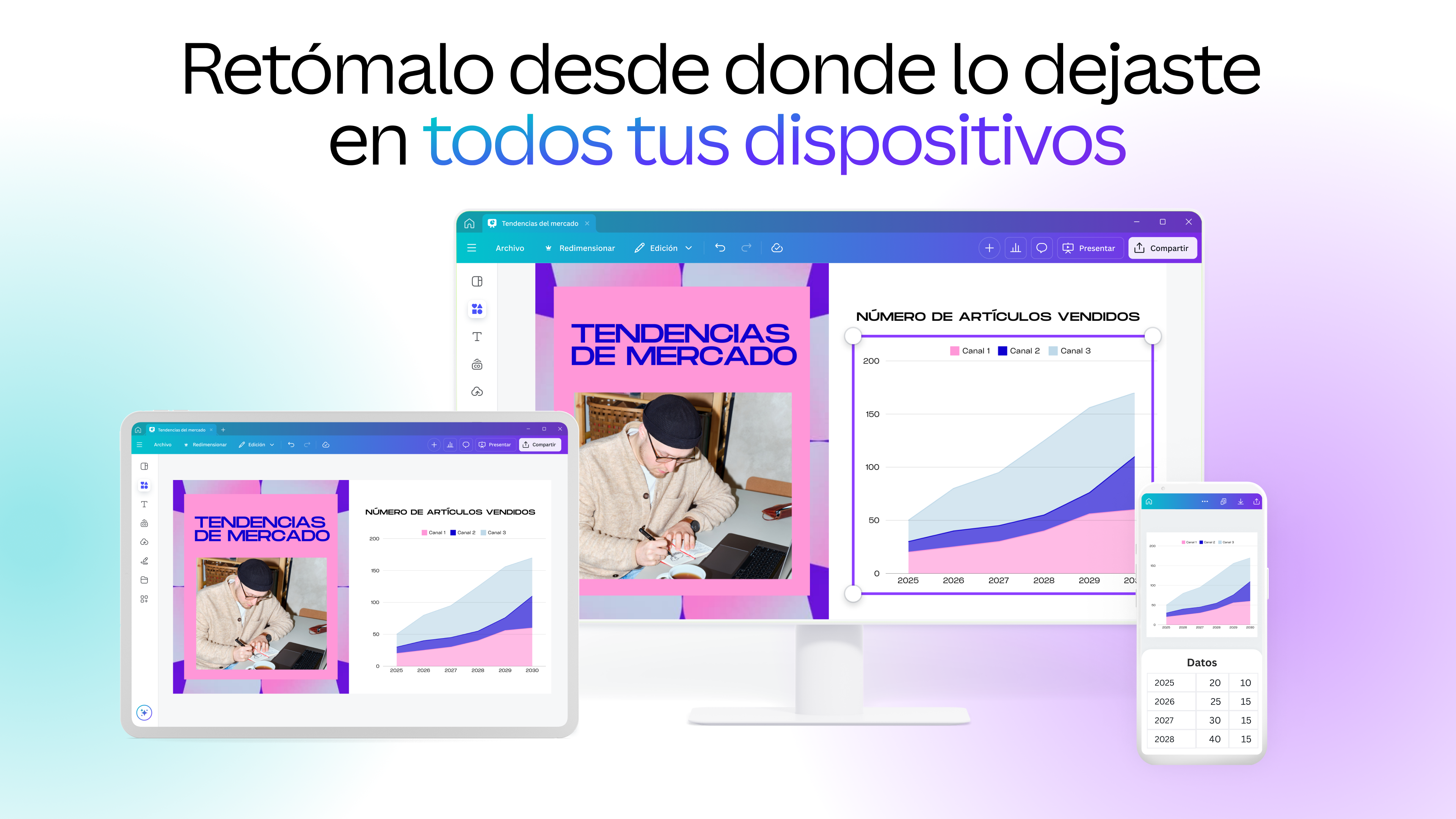Captura de pantalla de Canva