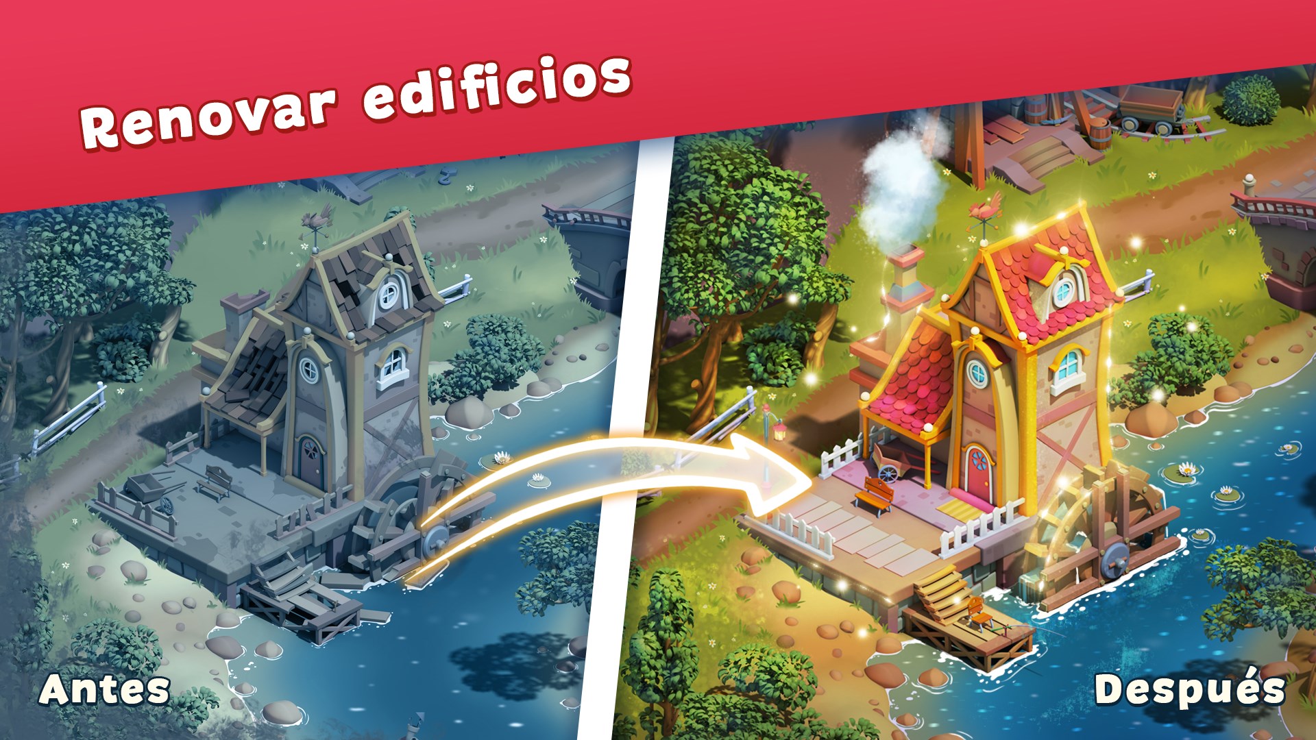 Captura de pantalla de Gem Valley Match 3: juego de combinar gemas