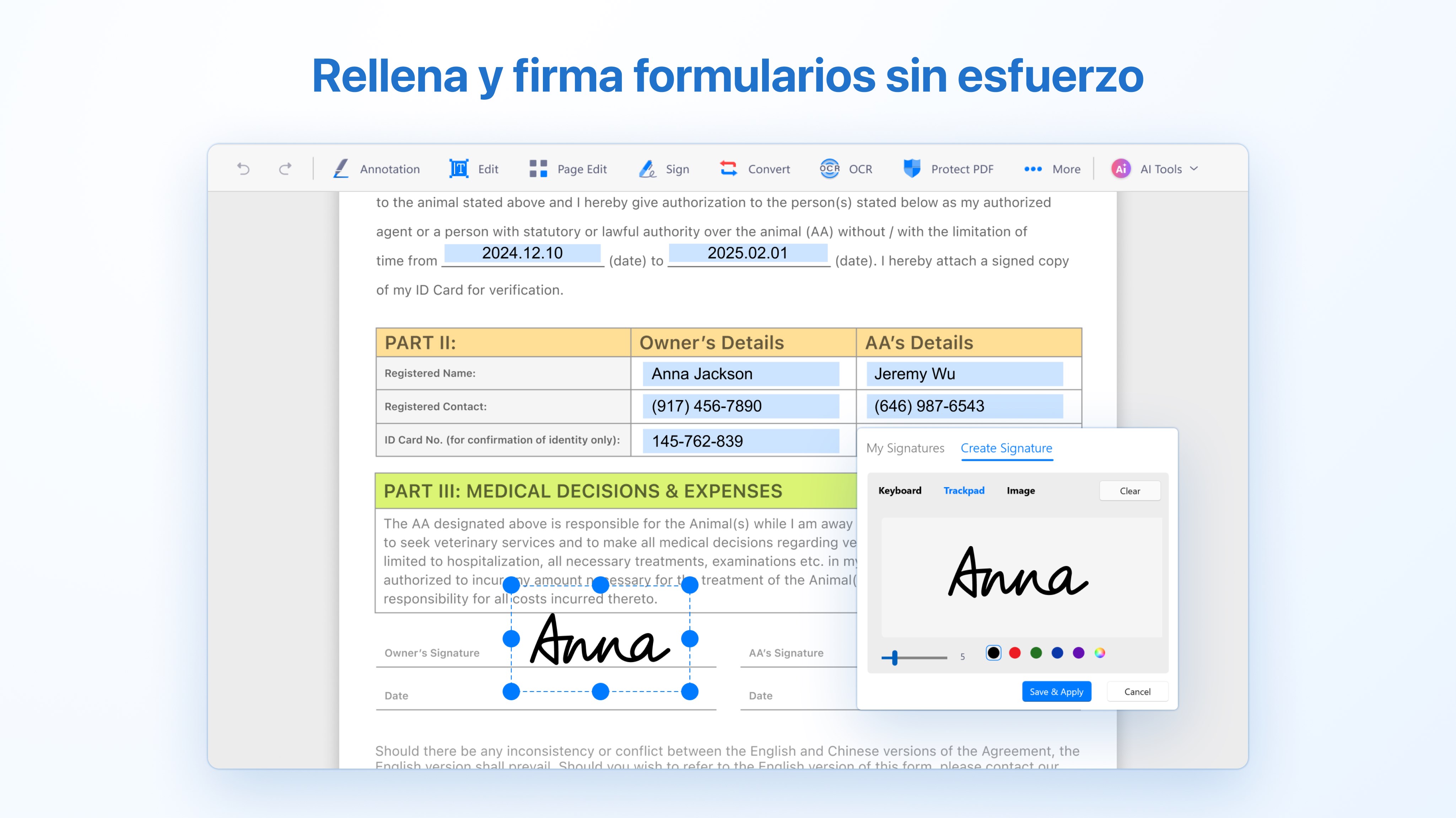 Captura de pantalla de PDF Reader - Editar y Convertir PDF