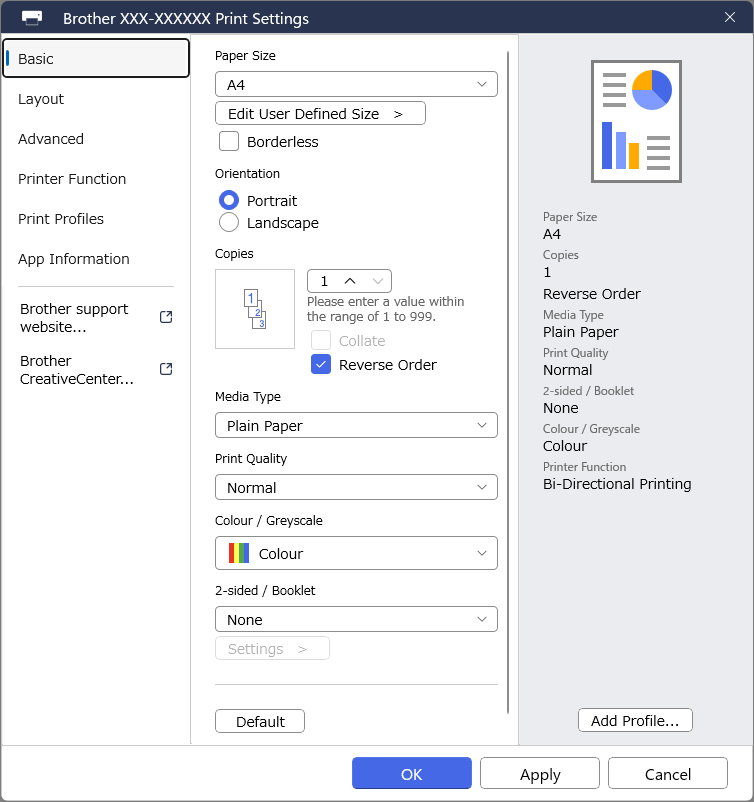 Brother Print Support App screenshot